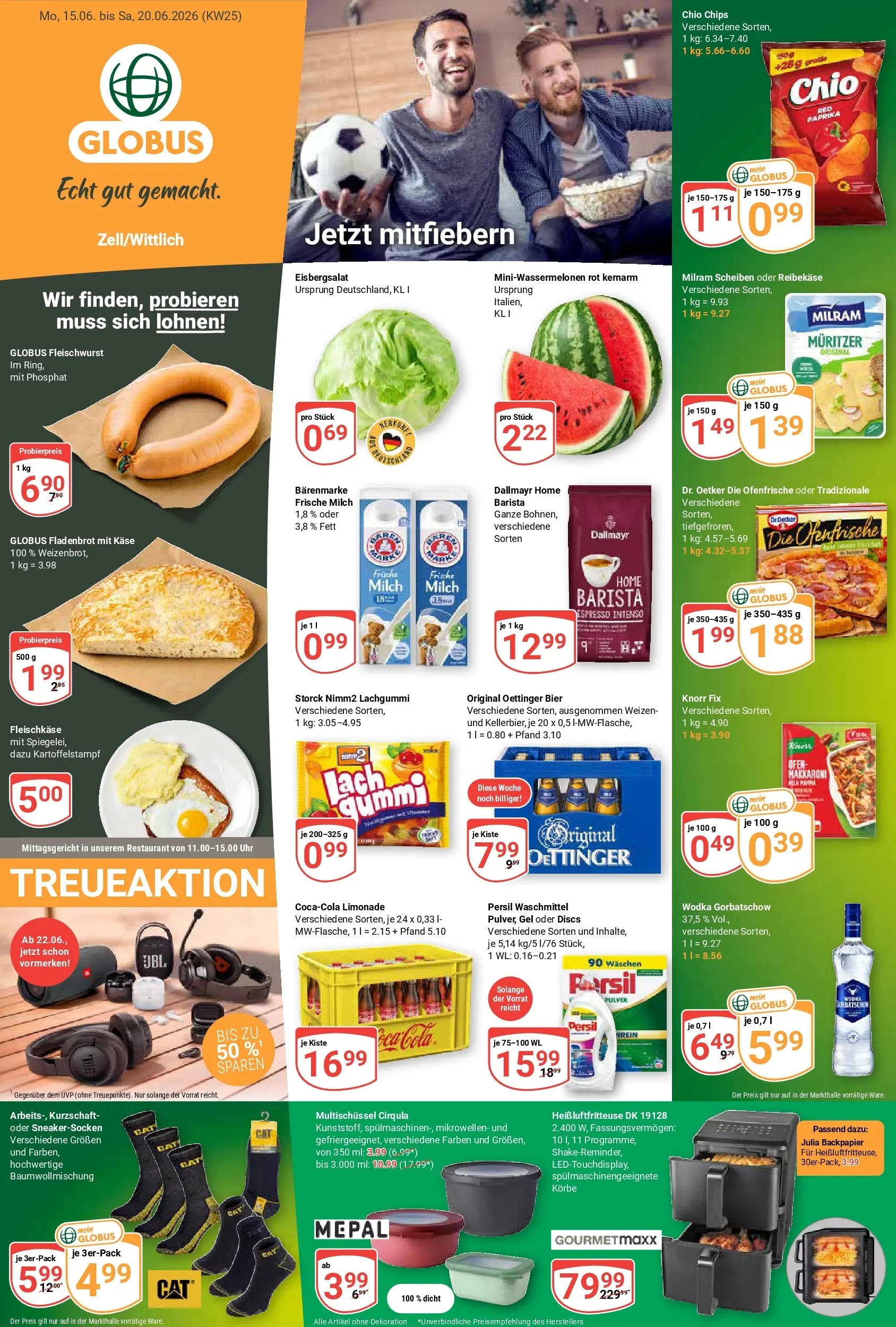 Globus Prospekt Wittlich (ab 15.06.2026) » Angebote online | Seite: 5 | Produkte: Ofen, Käse, Oettinger, Dallmayr