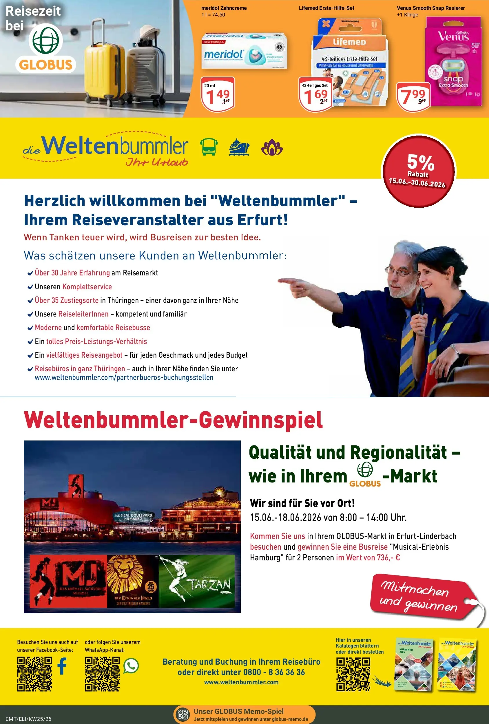 Globus Prospekt Erfurt-Linderbach (ab 15.06.2026) » Angebote online | Seite: 26 | Produkte: Rasierer