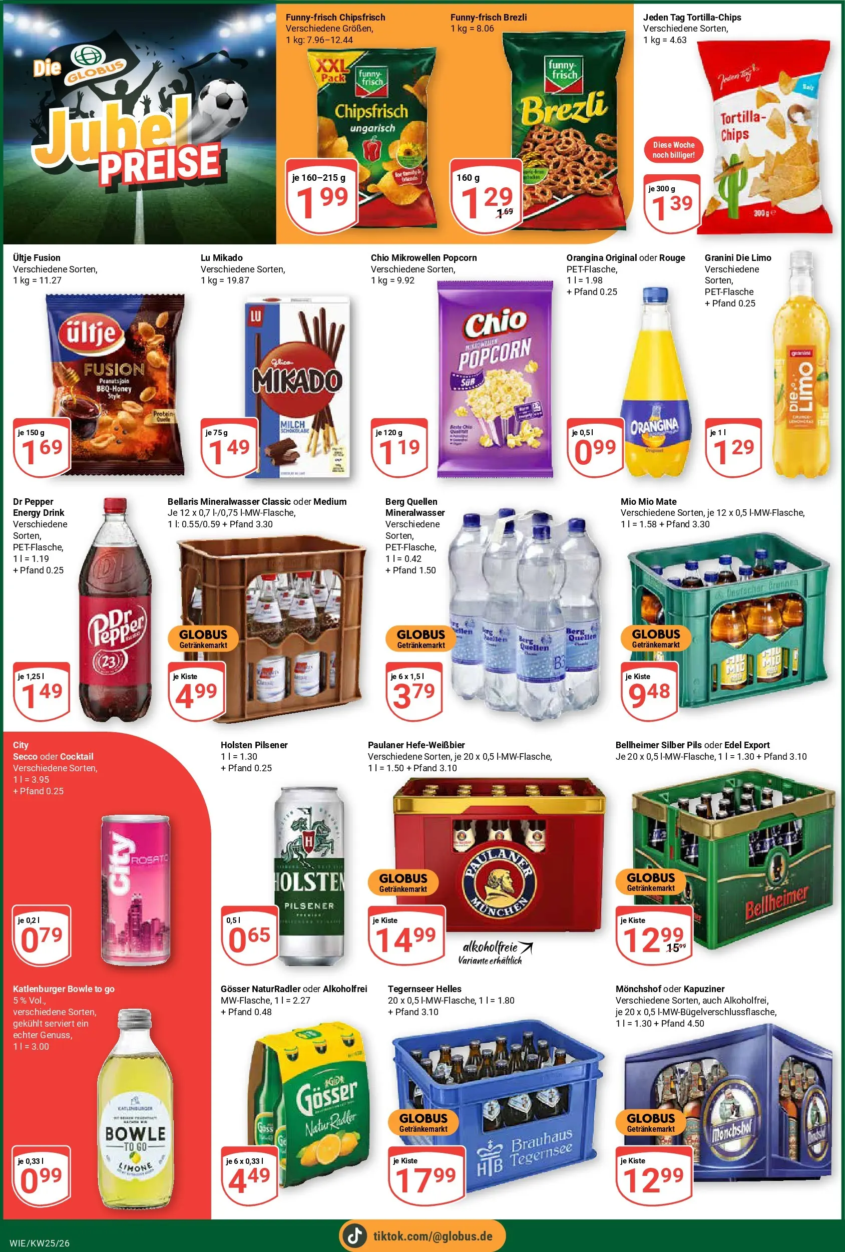 Globus Prospekt Waghäusel (ab 15.06.2026) » Angebote online | Seite: 4 | Produkte: Milch, Energy, Bier, Holsten