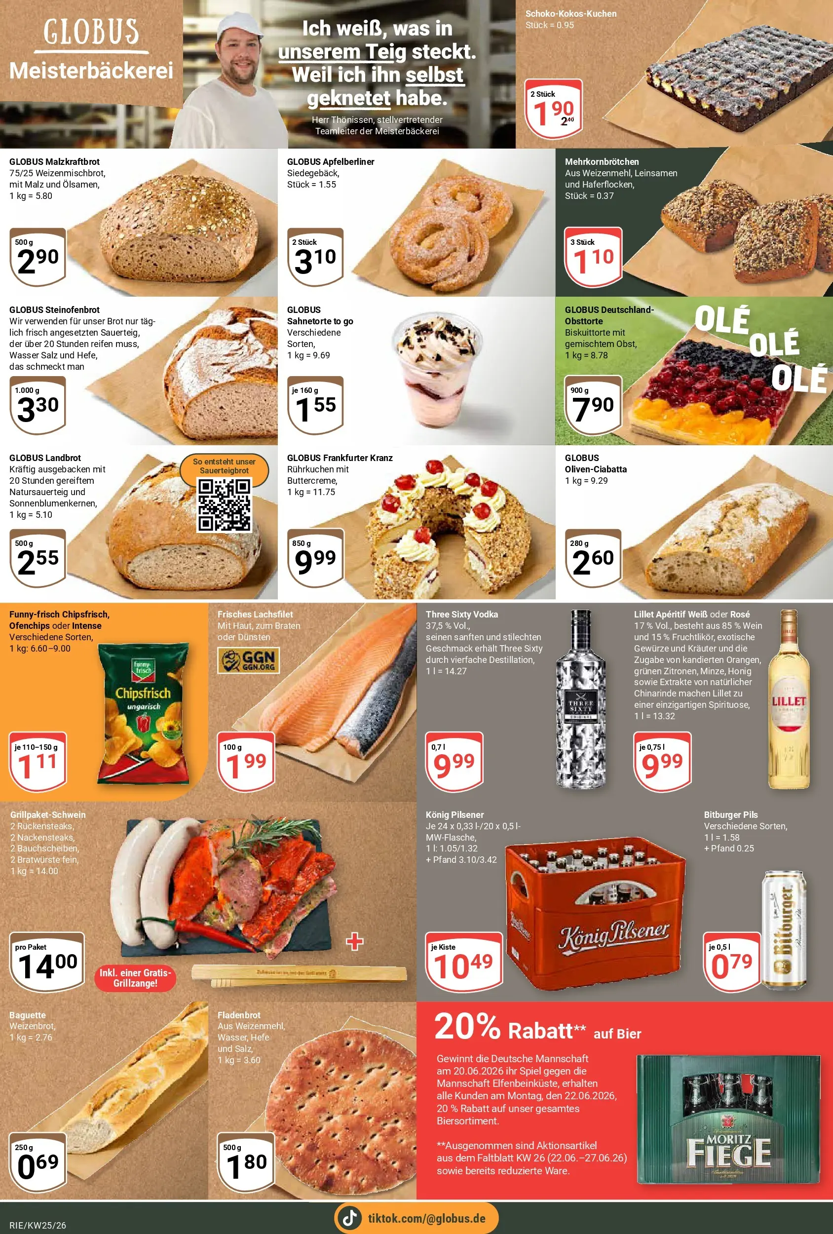 Globus Prospekt Bochum-Riemke (ab 15.06.2026) » Angebote online | Seite: 6 | Produkte: Spiel, Bier, Salz, Wein
