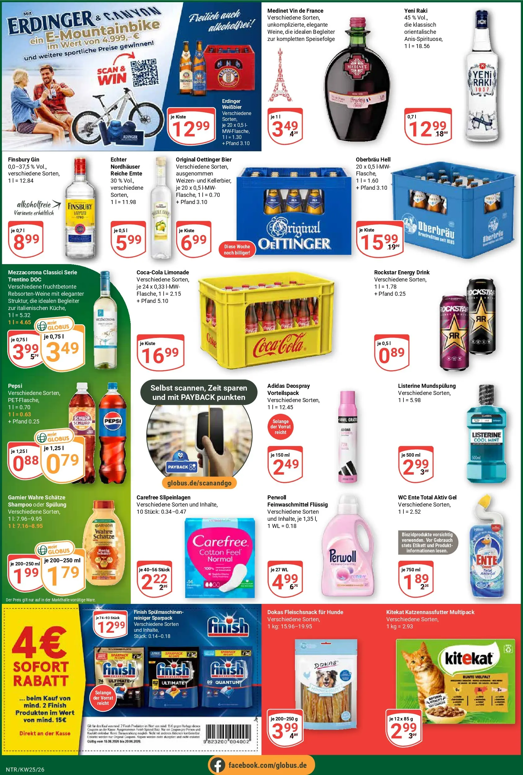 Globus Prospekt Neutraubling (ab 15.06.2026) » Angebote online | Seite: 5 | Produkte: Rockstar energy, Rockstar, Perwoll, Gin