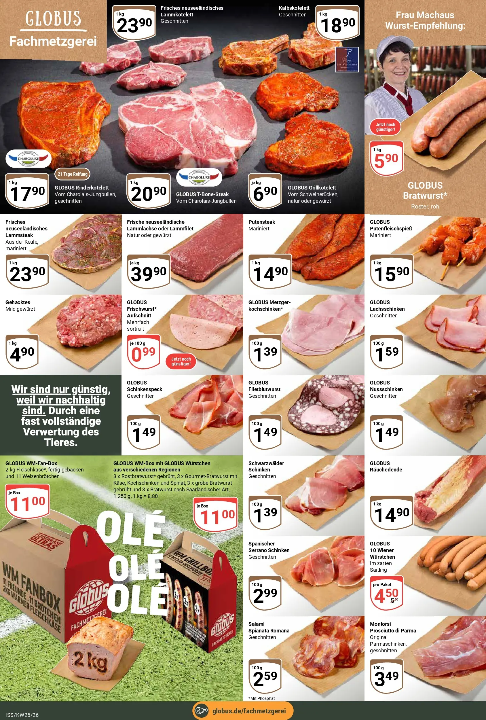 Globus Prospekt Isserstedt (ab 15.06.2026) » Angebote online | Seite: 7 | Produkte: Box, Bratwurst, Salami, Serrano schinken