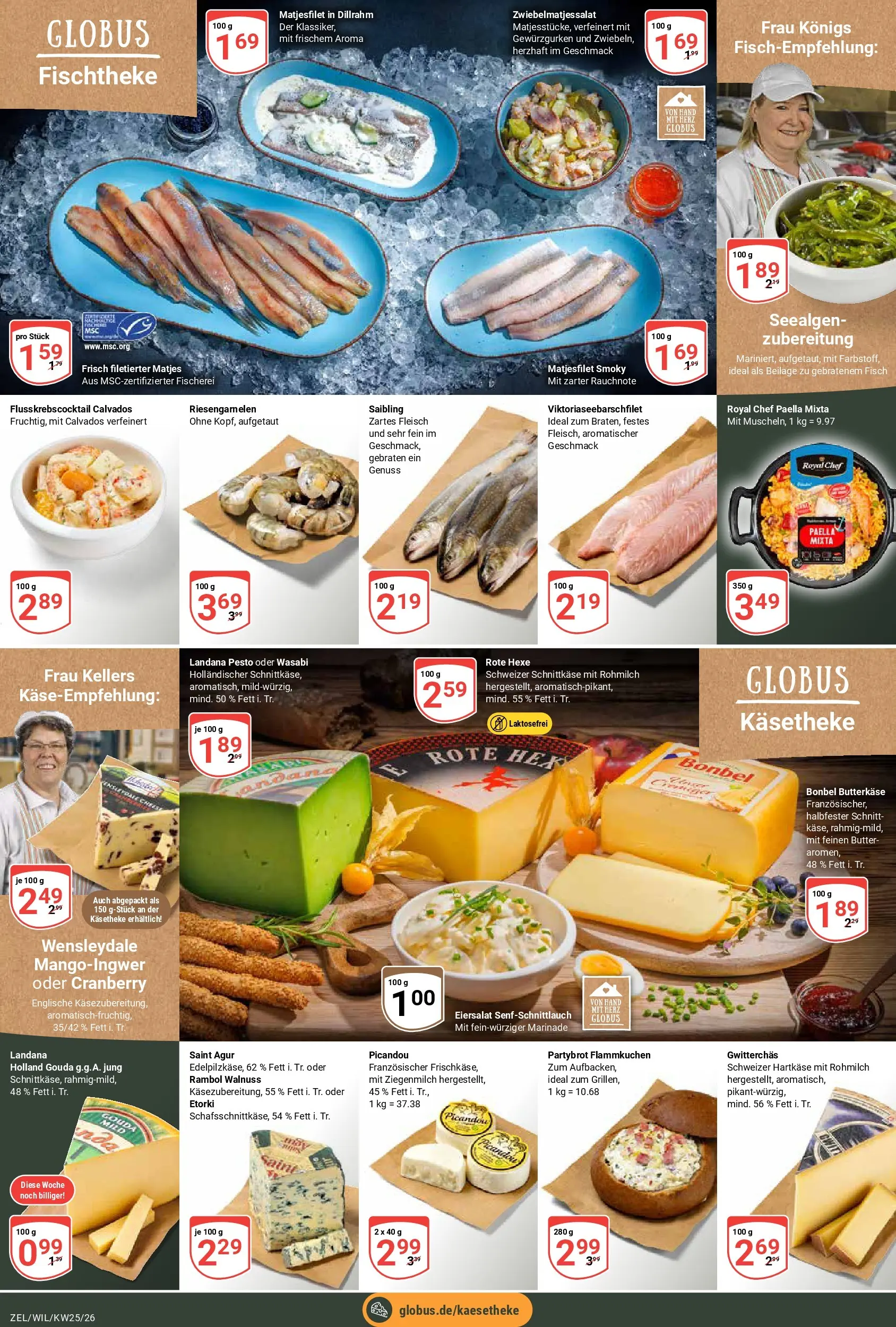 Globus Prospekt Wittlich (ab 15.06.2026) » Angebote online | Seite: 14 | Produkte: Butter, Gouda, Fisch, Fleisch