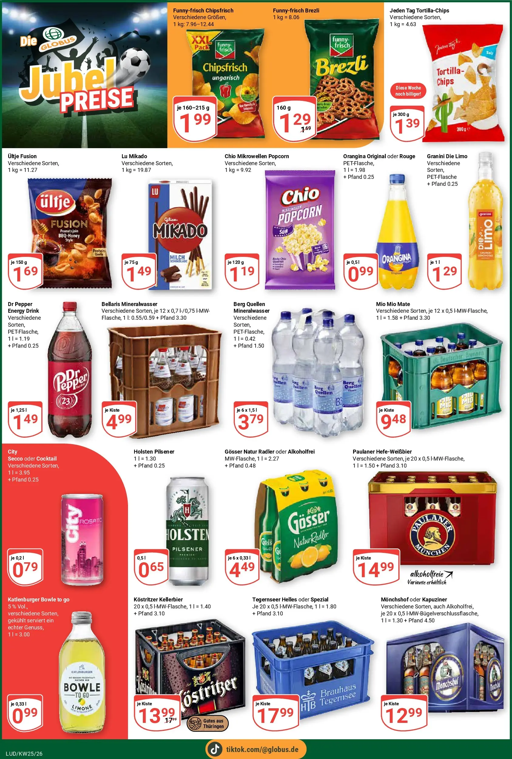 Globus Prospekt Ludwigshafen-Oggersheim (ab 15.06.2026) » Angebote online | Seite: 8 | Produkte: Monchshof, Rouge, Mineralwasser, Granini