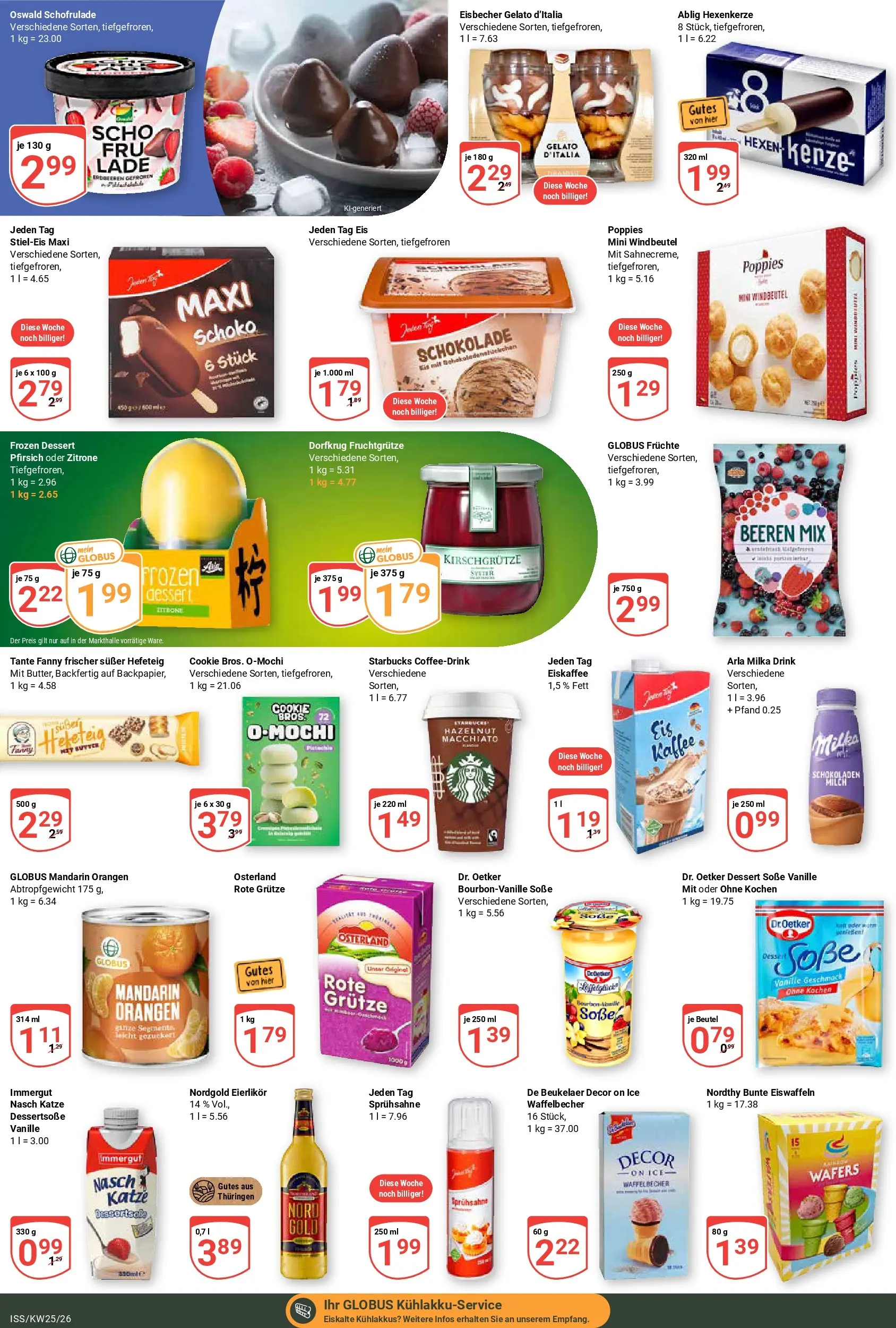 Globus Prospekt Isserstedt (ab 15.06.2026) » Angebote online | Seite: 14 | Produkte: Starbucks, Milka, Soße, Zitrone