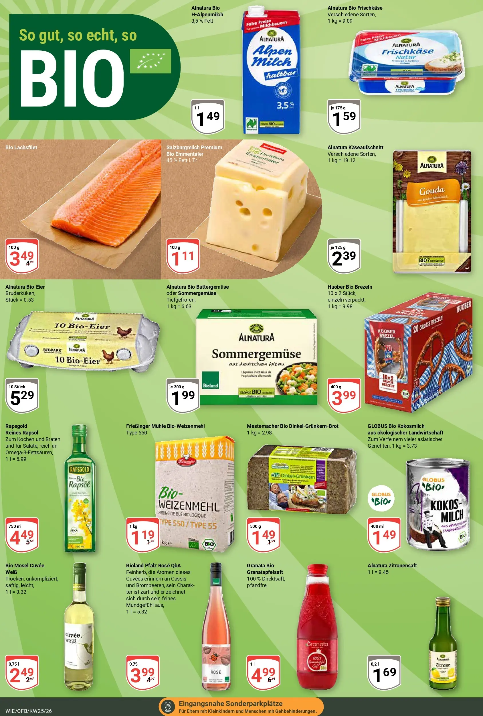 Globus Prospekt Waghäusel (ab 15.06.2026) » Angebote online | Seite: 16 | Produkte: Mühle, Milch, Rapsöl, Gouda