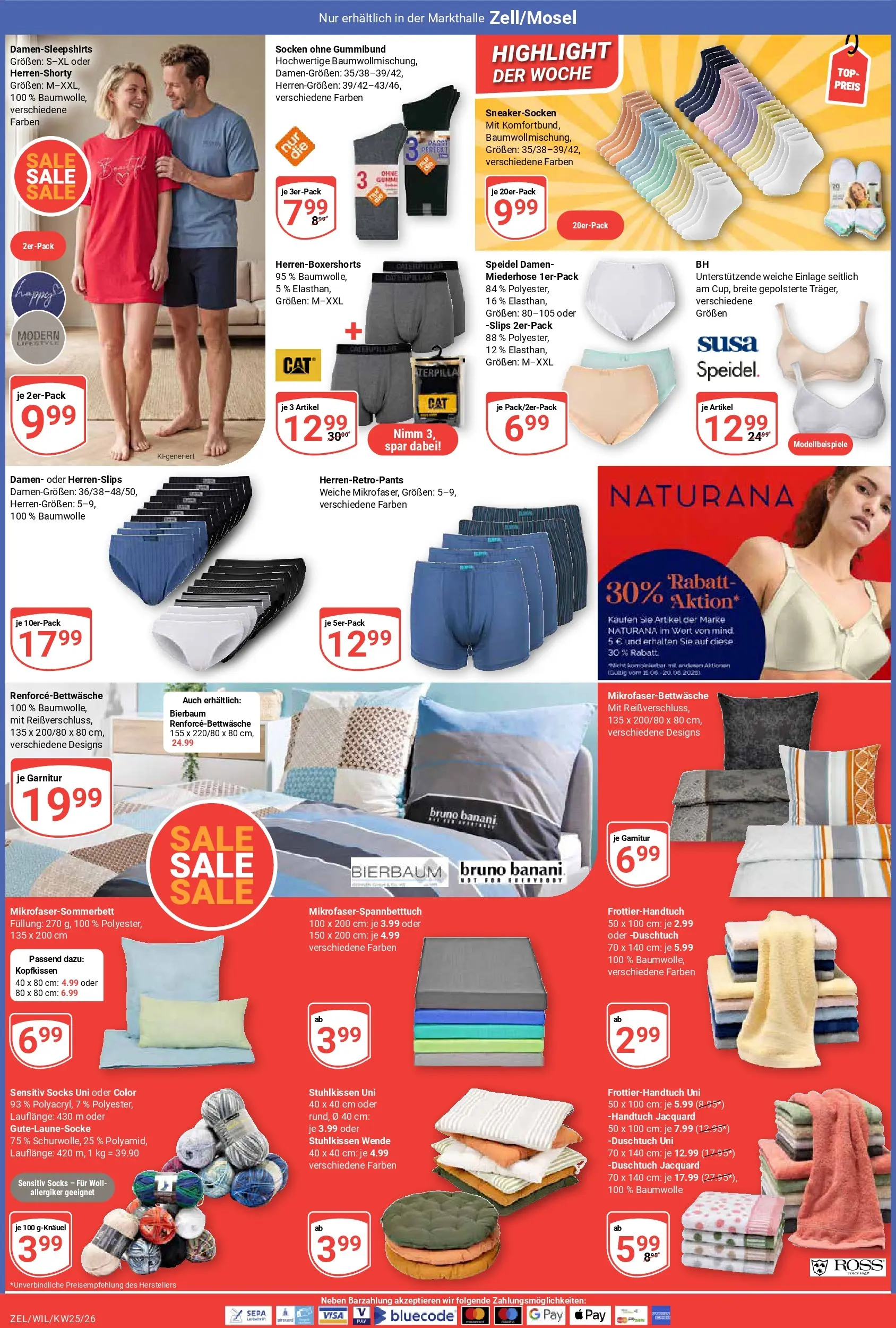 Globus Prospekt Wittlich (ab 15.06.2026) » Angebote online | Seite: 24 | Produkte: Kopfkissen, Socken