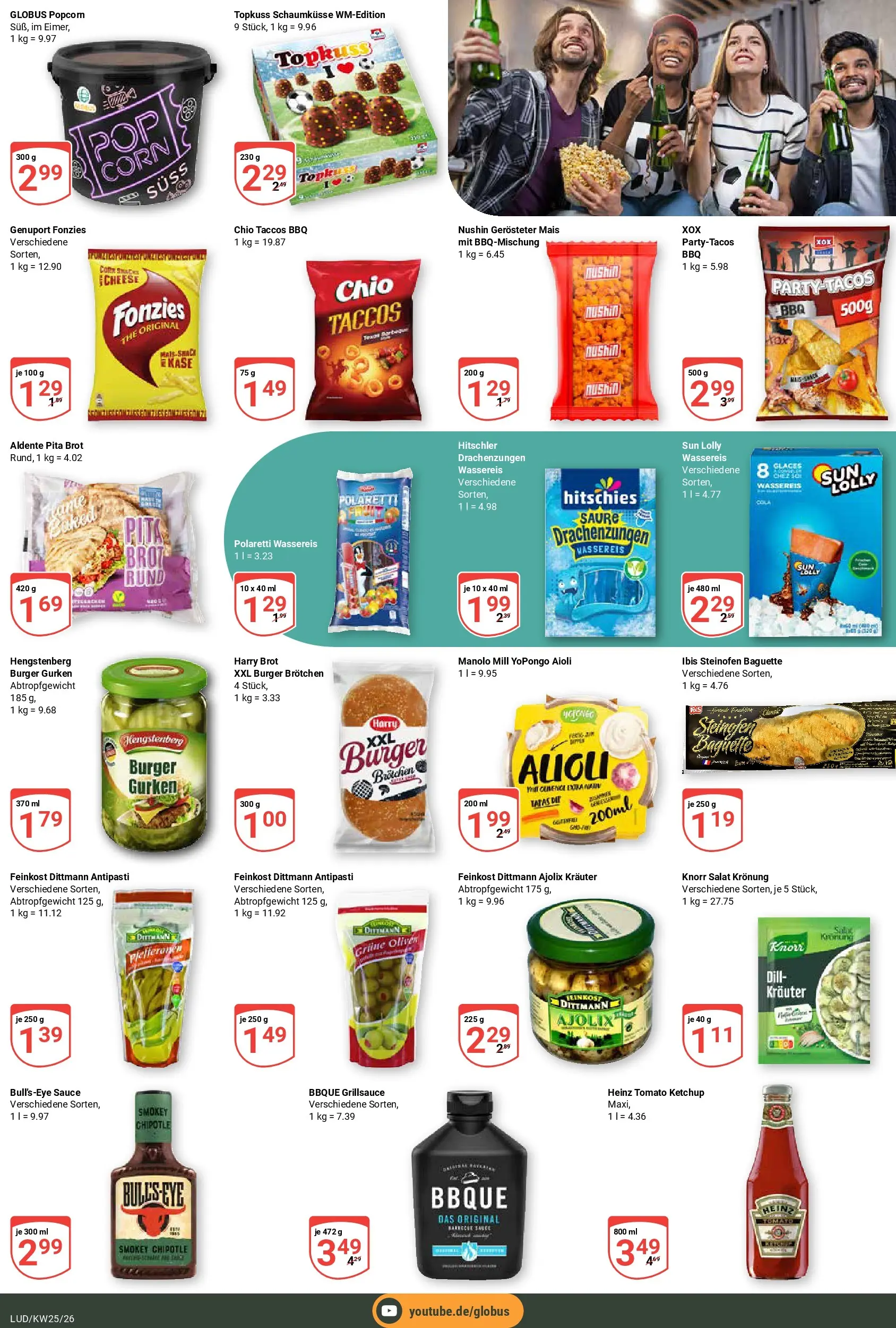 Globus Prospekt Ludwigshafen-Oggersheim (ab 15.06.2026) » Angebote online | Seite: 20 | Produkte: Baguette, Knorr, Ketchup, Salat
