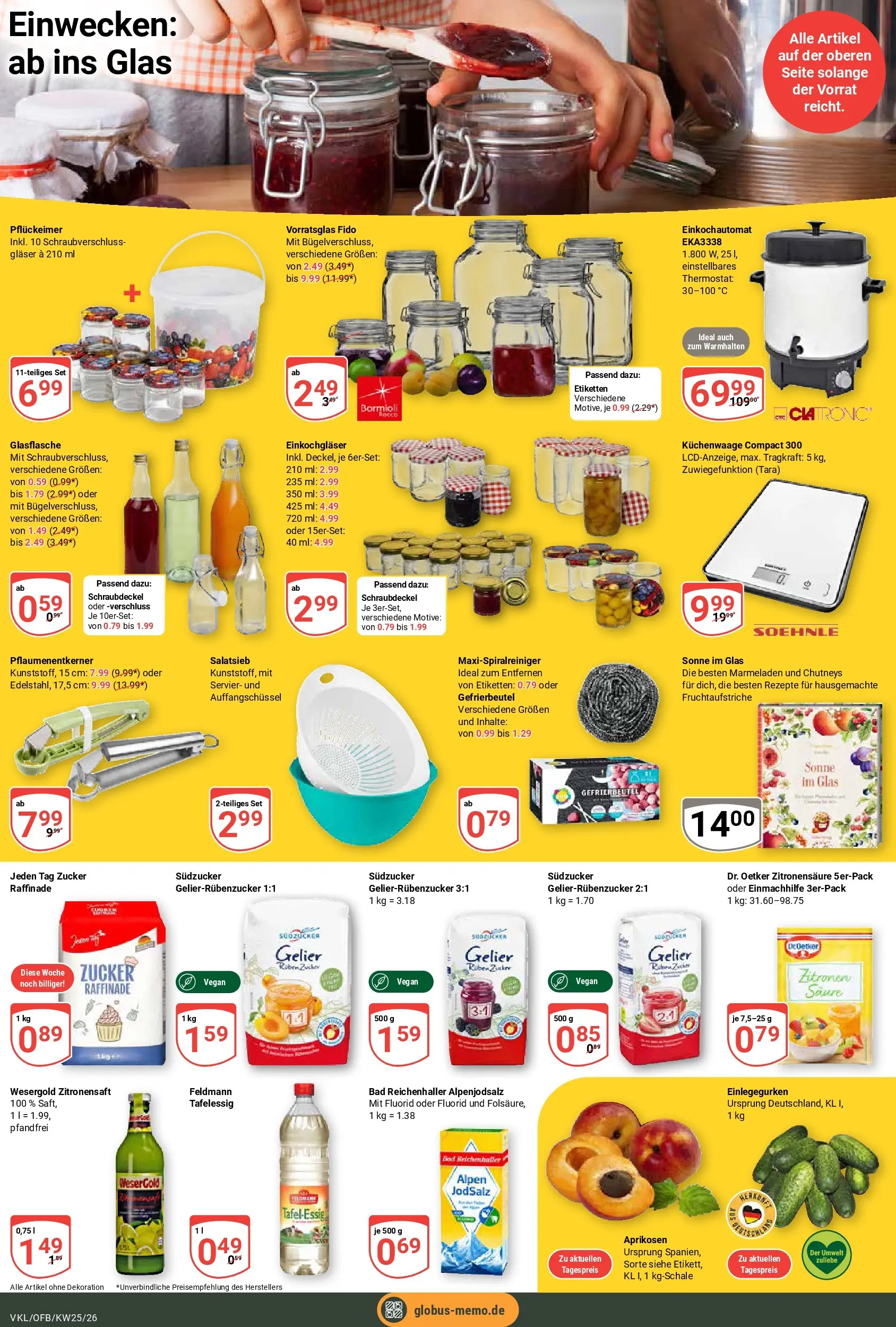 Globus Prospekt Völklingen (ab 15.06.2026) » Angebote online | Seite: 11 | Produkte: Bad, Zucker, Zitronen