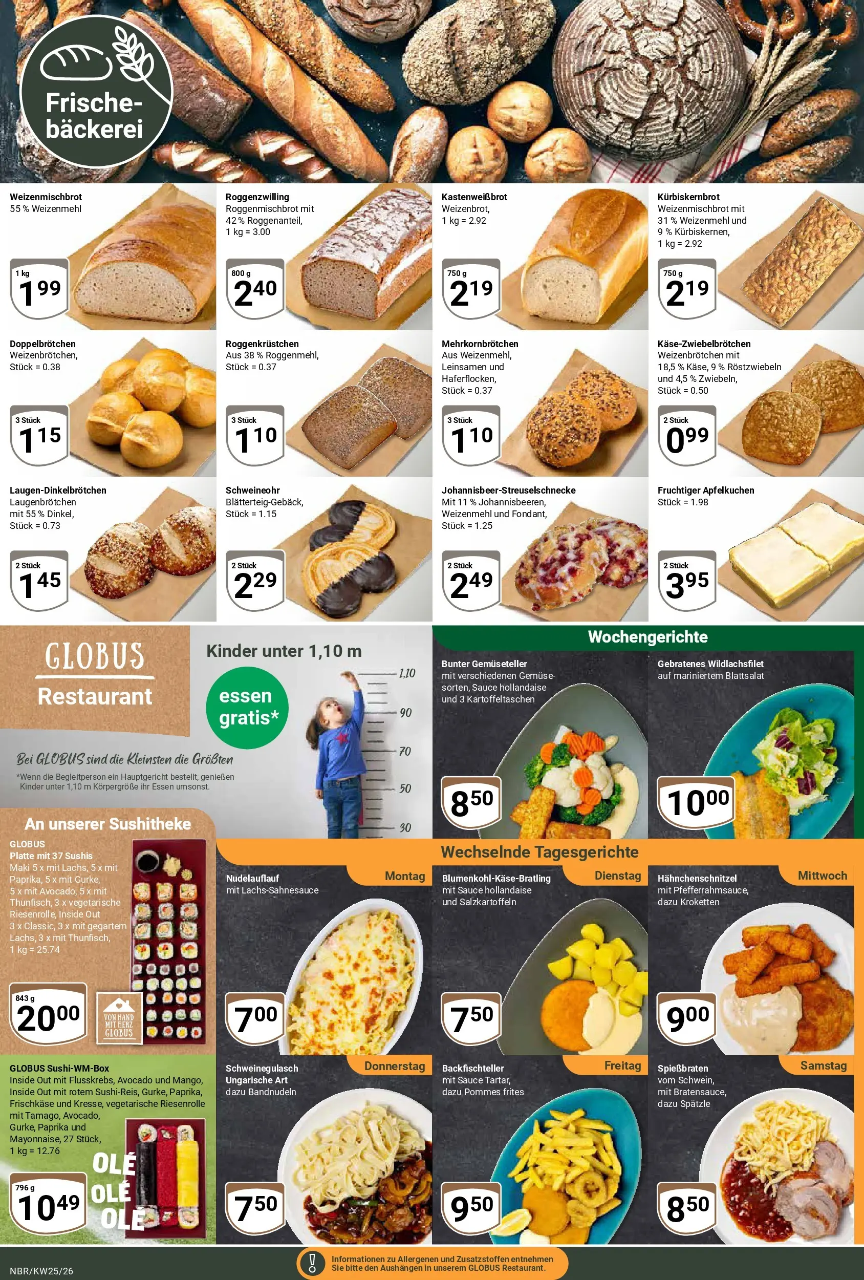 Globus Prospekt Neubrandenburg (ab 15.06.2026) » Angebote online | Seite: 8 | Produkte: Schweinegulasch, Weizenmehl, Avocado, Gemüse
