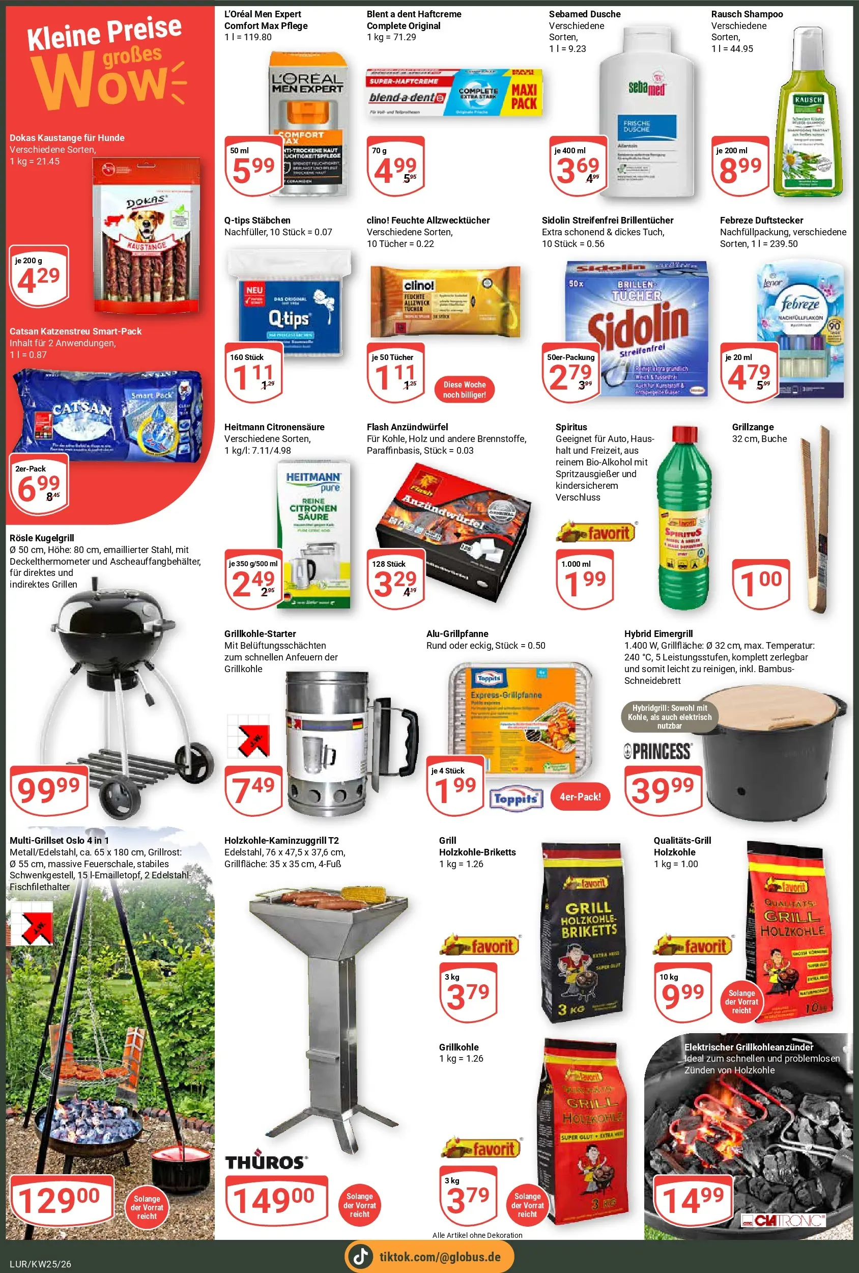 Globus Prospekt Hamburg (ab 15.06.2026) » Angebote online | Seite: 4 | Produkte: Catsan, Grill, Dusche, Shampoo