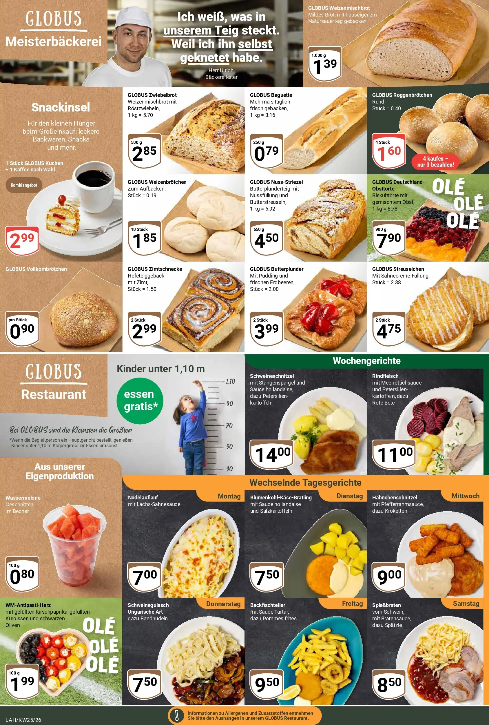 Globus Prospekt Lahnstein (ab 15.06.2026) » Angebote online | Seite: 12 | Produkte: Kaffee, Baguette, Pudding, Wassermelone