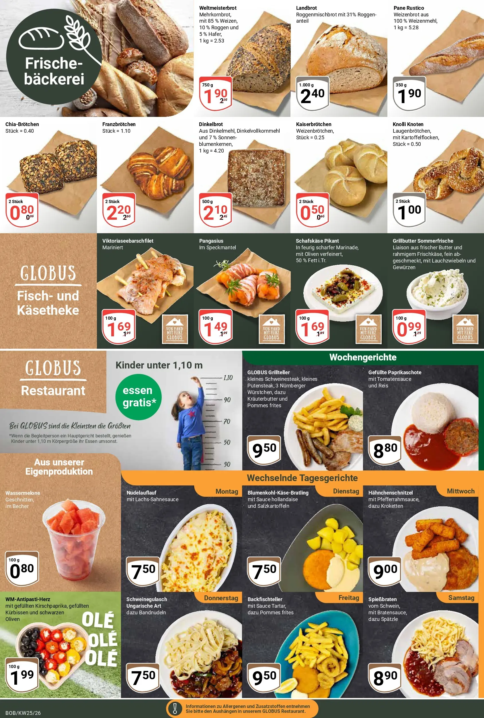 Globus Prospekt Bobenheim-Roxheim (ab 15.06.2026) » Angebote online | Seite: 12 | Produkte: Kräuterbutter, Pommes frites, Fisch, Reis