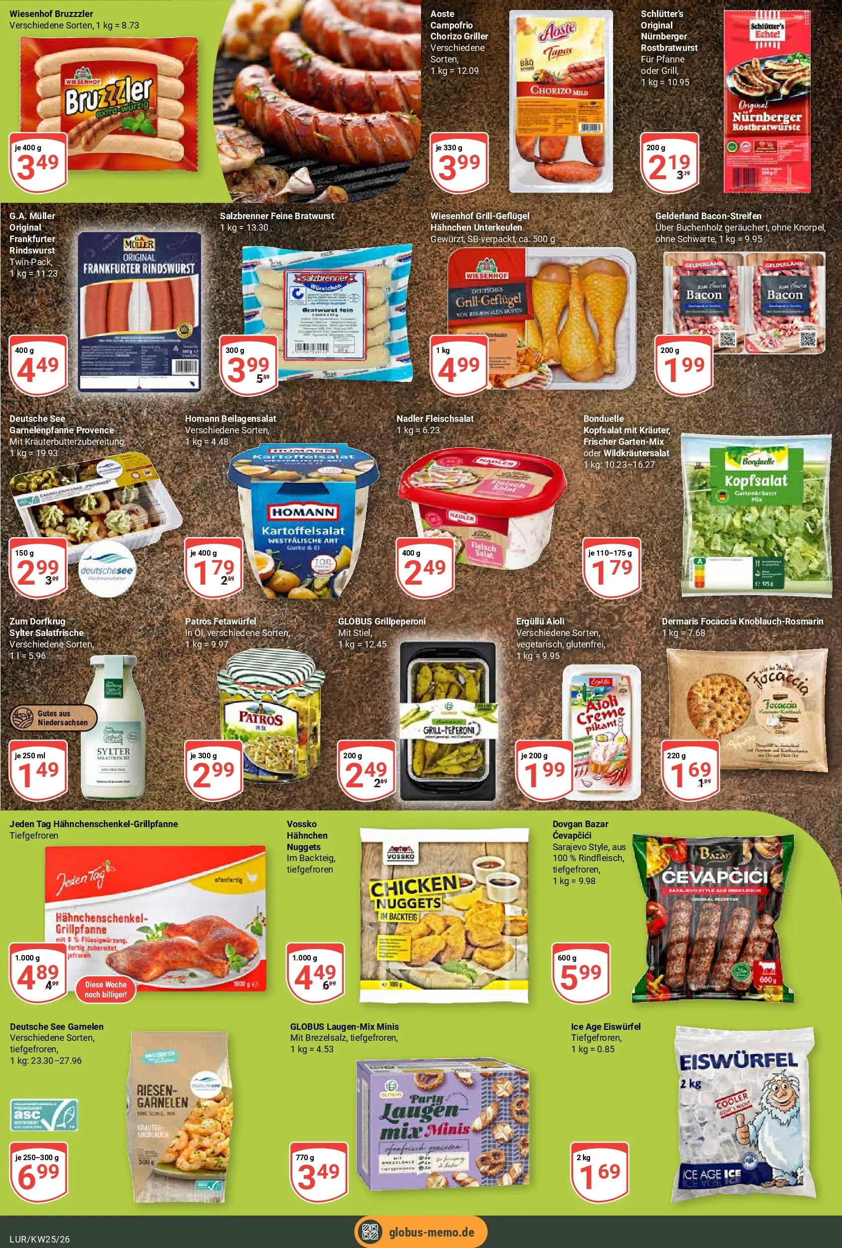 Globus Prospekt Hamburg (ab 15.06.2026) » Angebote online | Seite: 8 | Produkte: Cevapcici, Patros, Creme, Fleisch