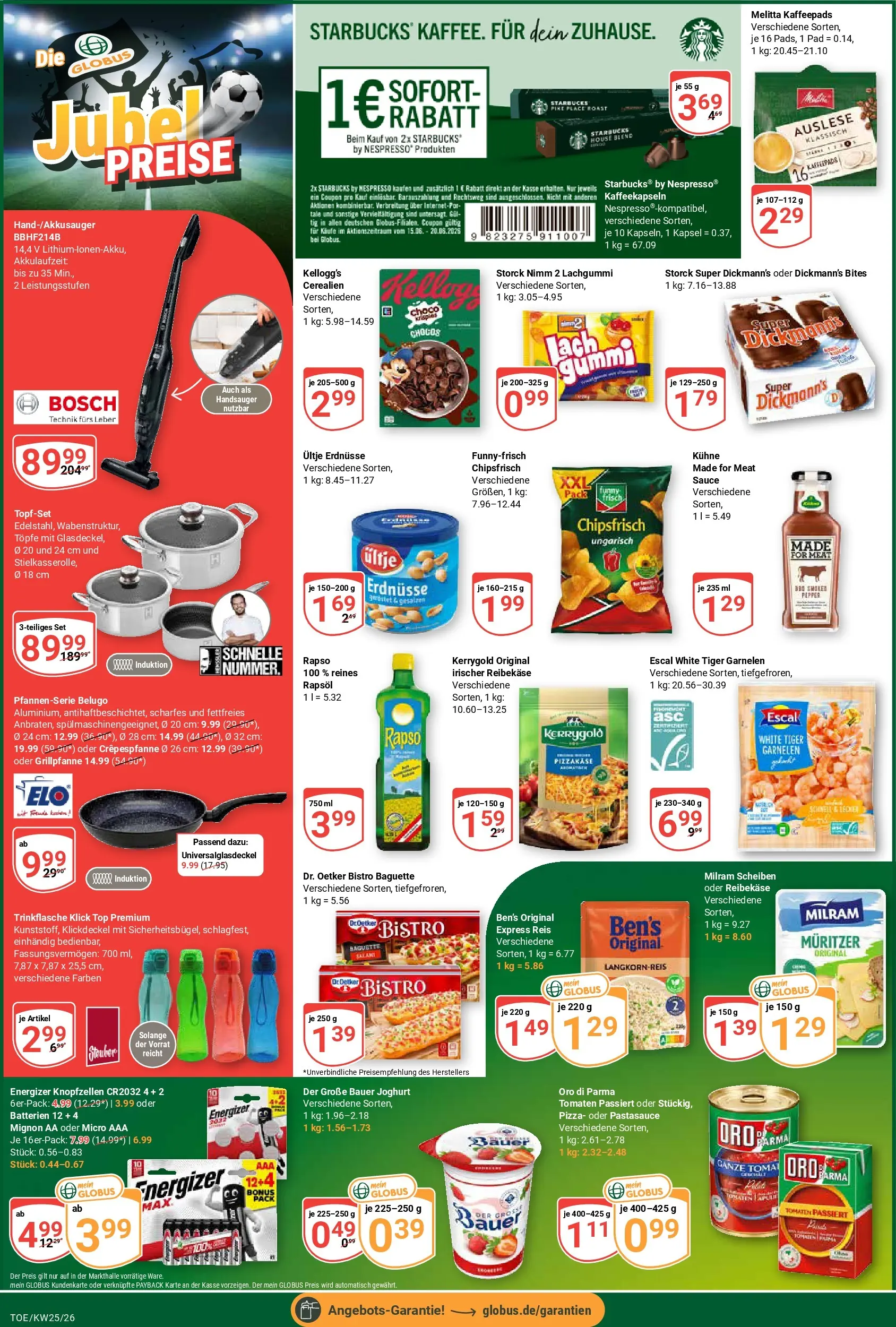 Globus Prospekt Tönisvorst (ab 14.06.2026) » Angebote online | Seite: 2 | Produkte: Bauer joghurt, Kellogg's, Garnelen, Milram