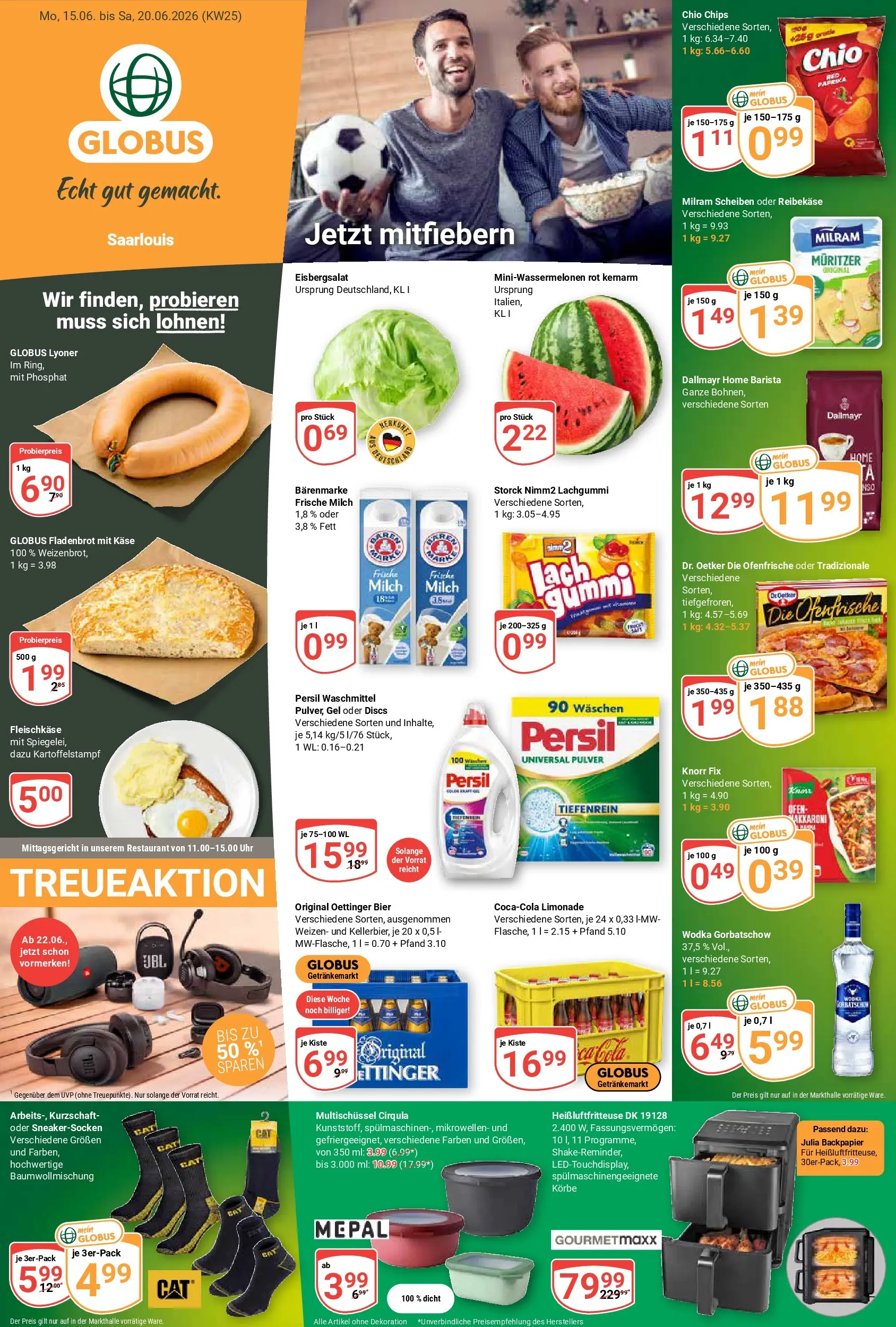 Globus Prospekt Saarlouis (ab 15.06.2026) » Angebote online | Seite: 5 | Produkte: Knorr fix, Käse, Ofenfrische, Waschmittel