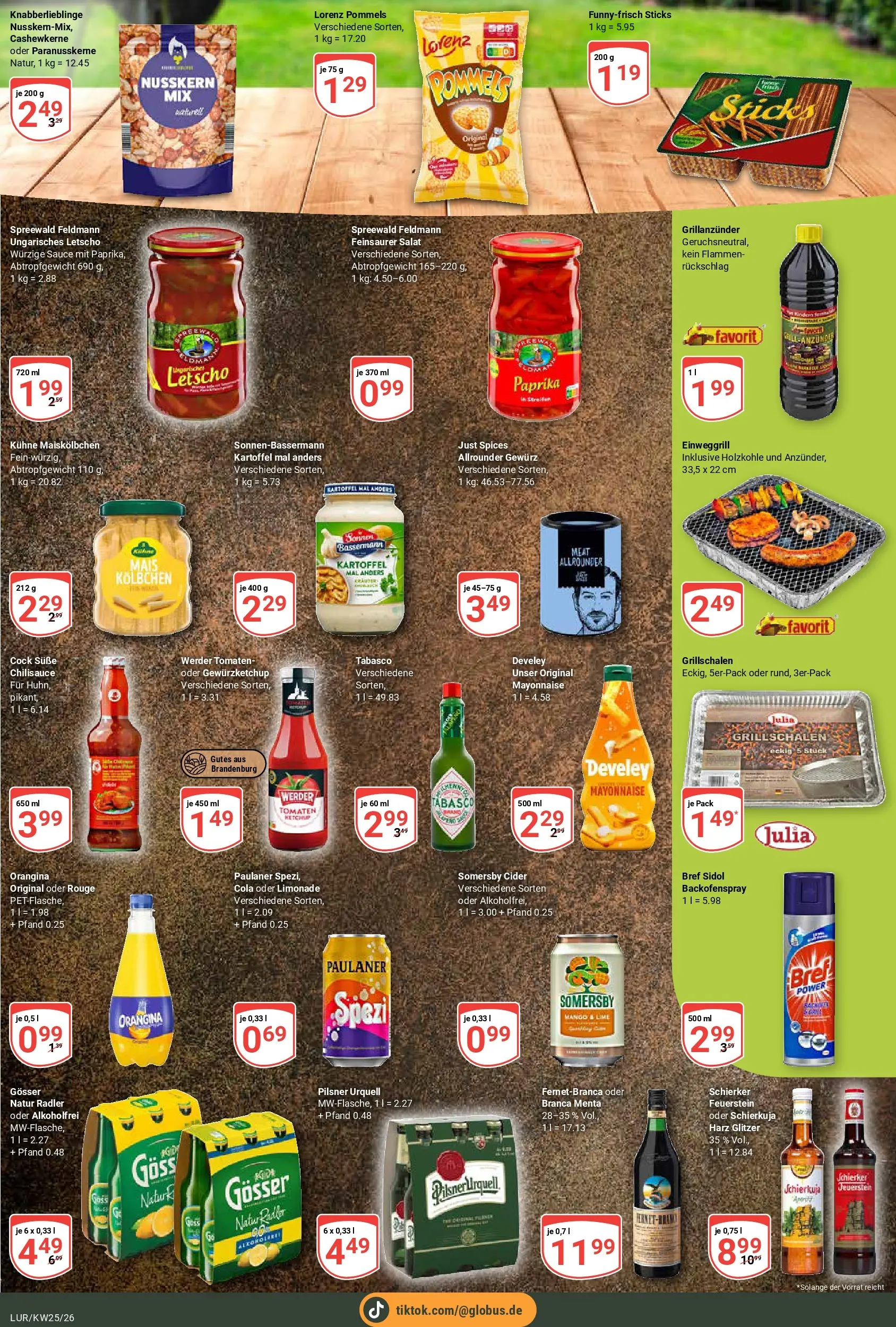 Globus Prospekt Hamburg (ab 15.06.2026) » Angebote online | Seite: 9 | Produkte: Cola, Limonade, Radler, Salat