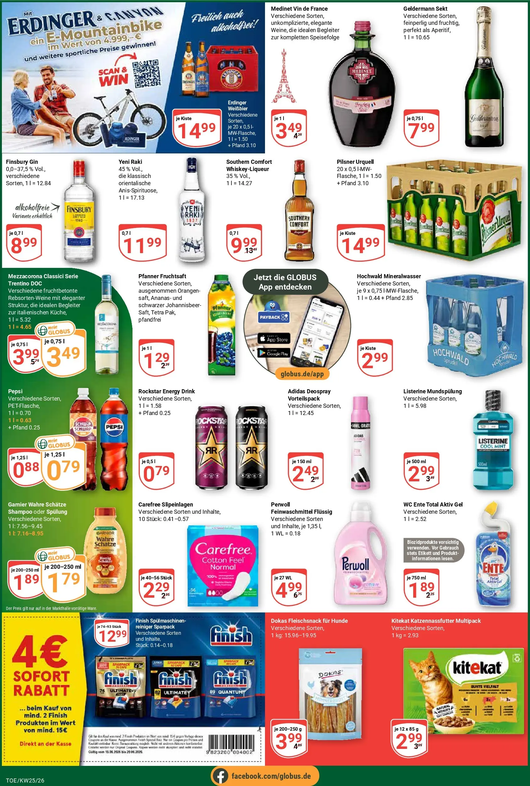 Globus Prospekt Tönisvorst (ab 14.06.2026) » Angebote online | Seite: 3 | Produkte: Energy, Spülung, Pilsner urquell, Deospray