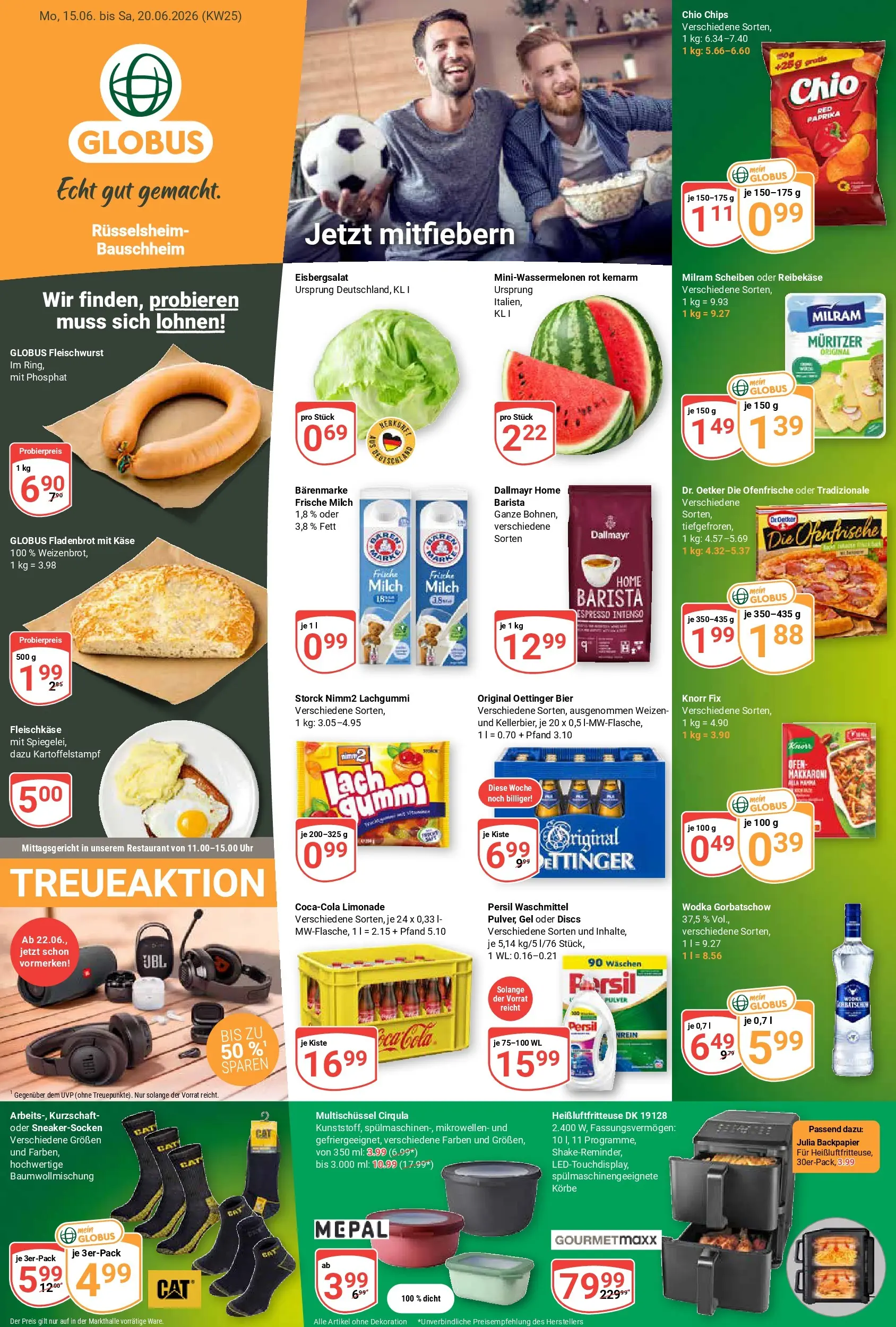 Globus Prospekt Rüsselsheim (ab 15.06.2026) » Angebote online | Seite: 5 | Produkte: Waschmittel, Chips, Uhr, Persil