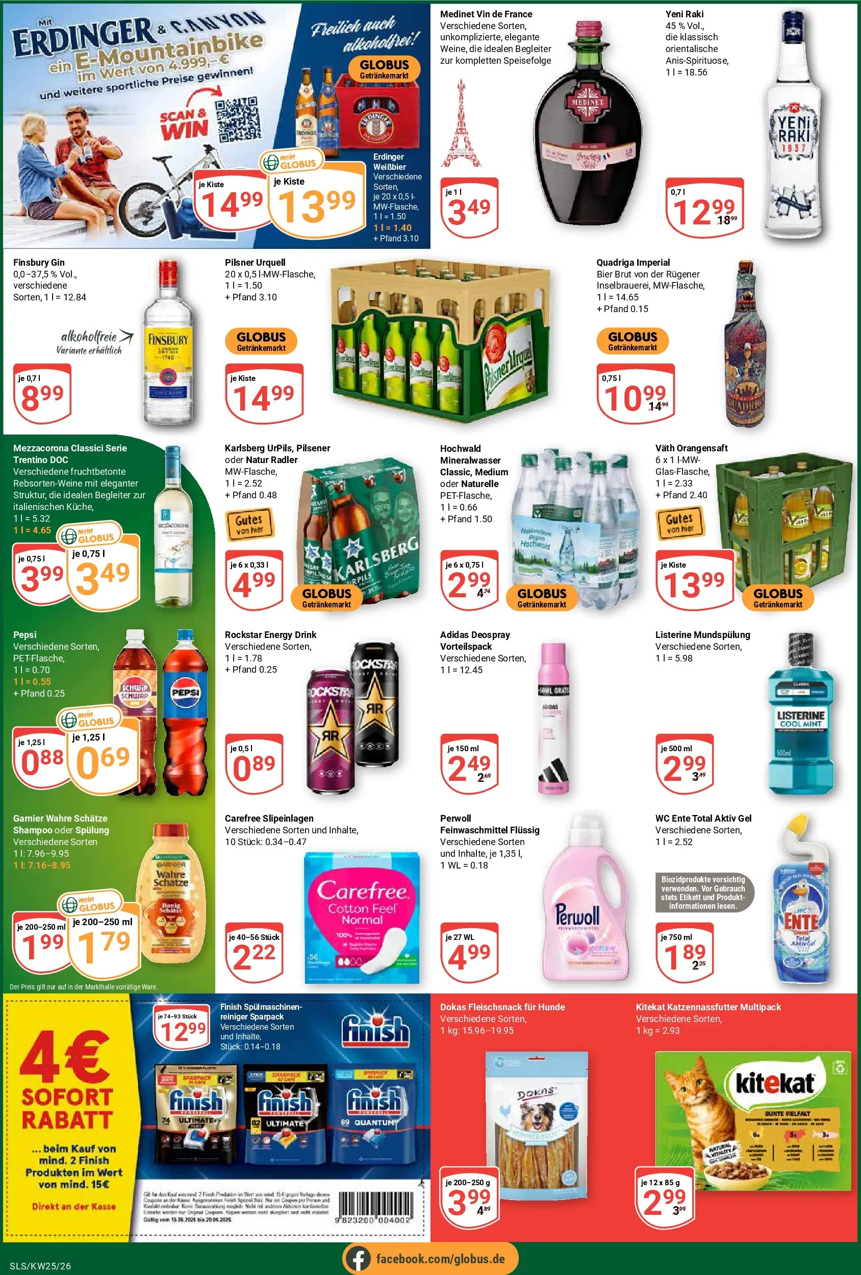 Globus Prospekt Saarlouis (ab 15.06.2026) » Angebote online | Seite: 9 | Produkte: Rockstar energy, Perwoll, Shampoo, Pepsi