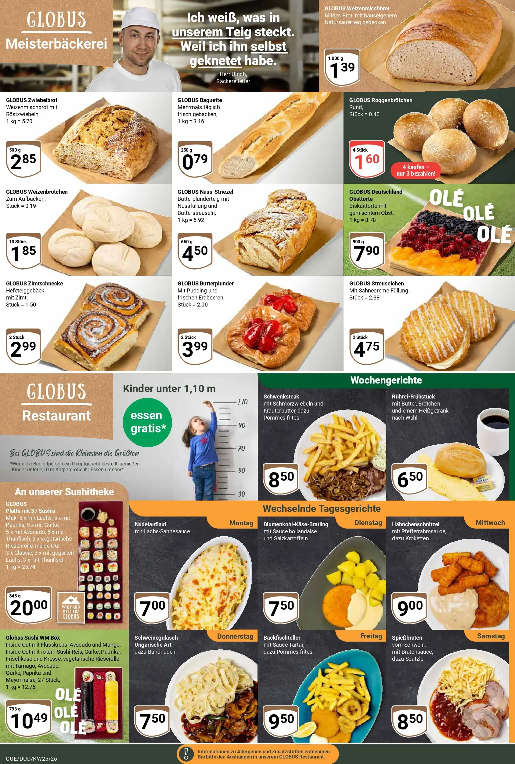 Globus Prospekt Saarbrücken-Dudweiler (ab 14.06.2026) » Angebote online | Seite: 12 | Produkte: Baguette, Pudding, Paprika, Frischkase
