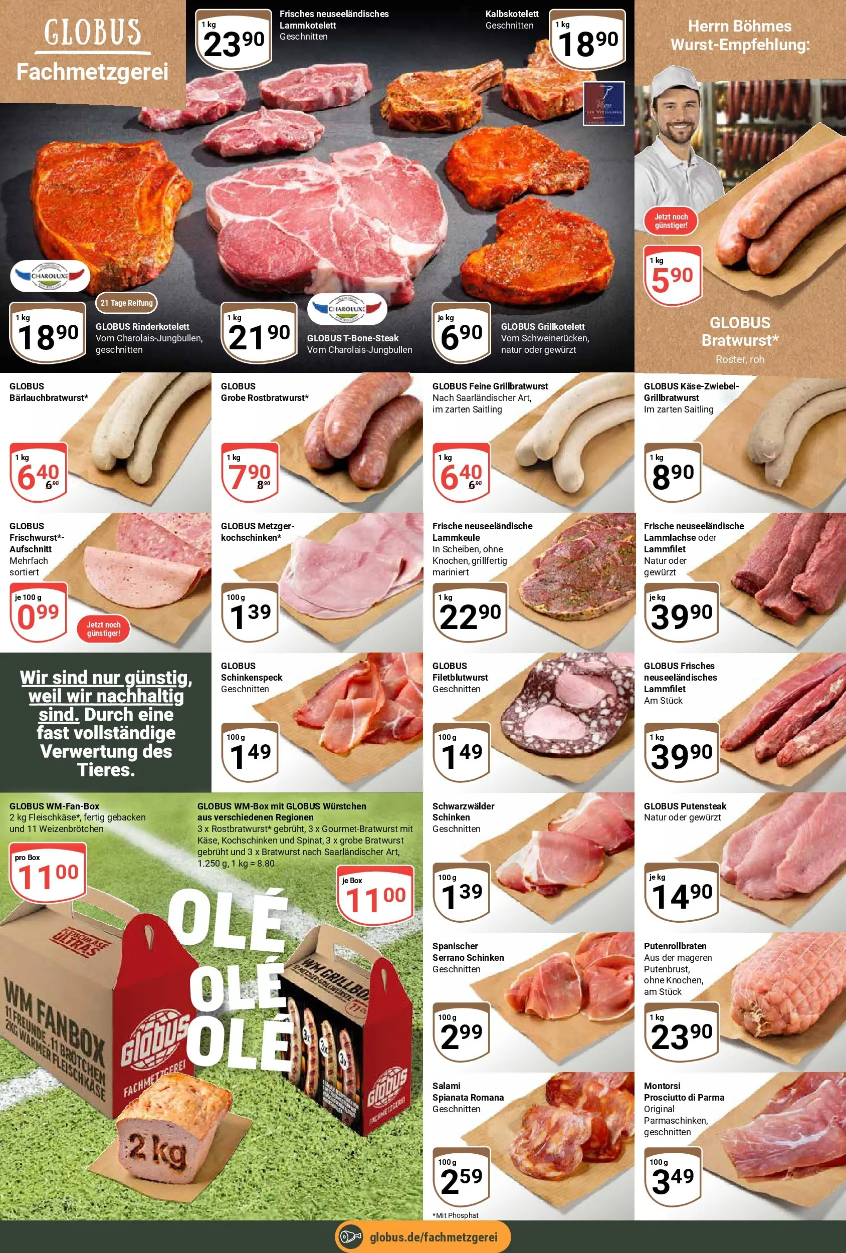 Globus Prospekt Hamburg (ab 15.06.2026) » Angebote online | Seite: 13 | Produkte: Lammkeule, Box, Serrano schinken, Schinken