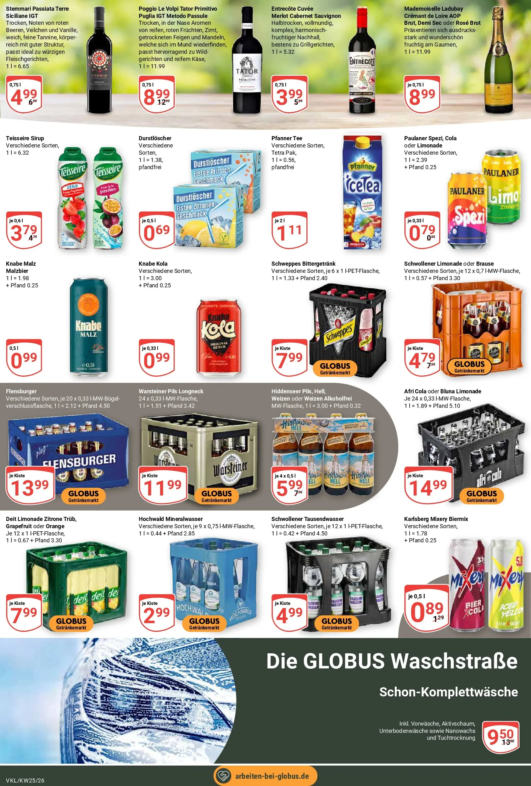 Globus Prospekt Völklingen (ab 15.06.2026) » Angebote online | Seite: 24 | Produkte: Cola, Pils, Schweppes, Warsteiner