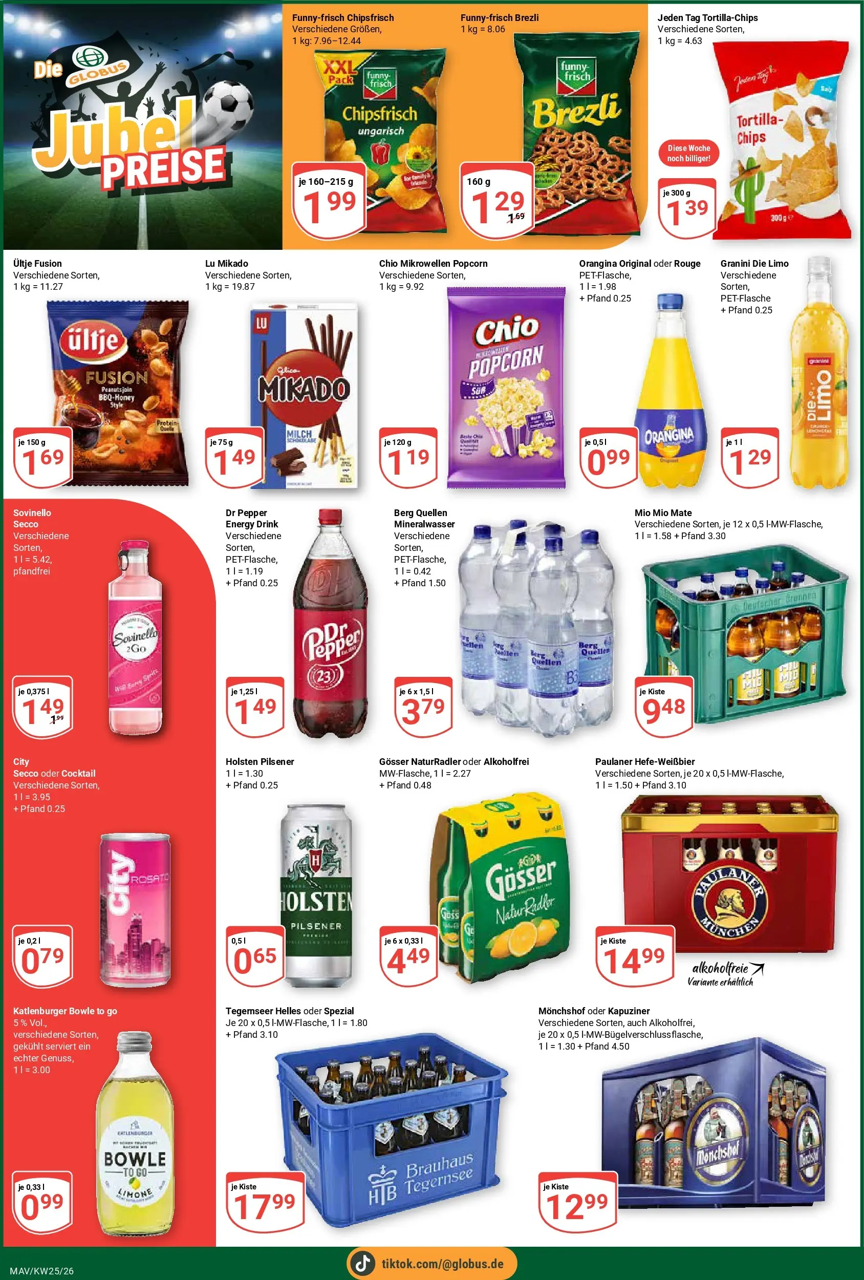 Globus Prospekt Mannheim (ab 14.06.2026) » Angebote online | Seite: 4 | Produkte: Energy, Holsten, Granini die limo, Paulaner