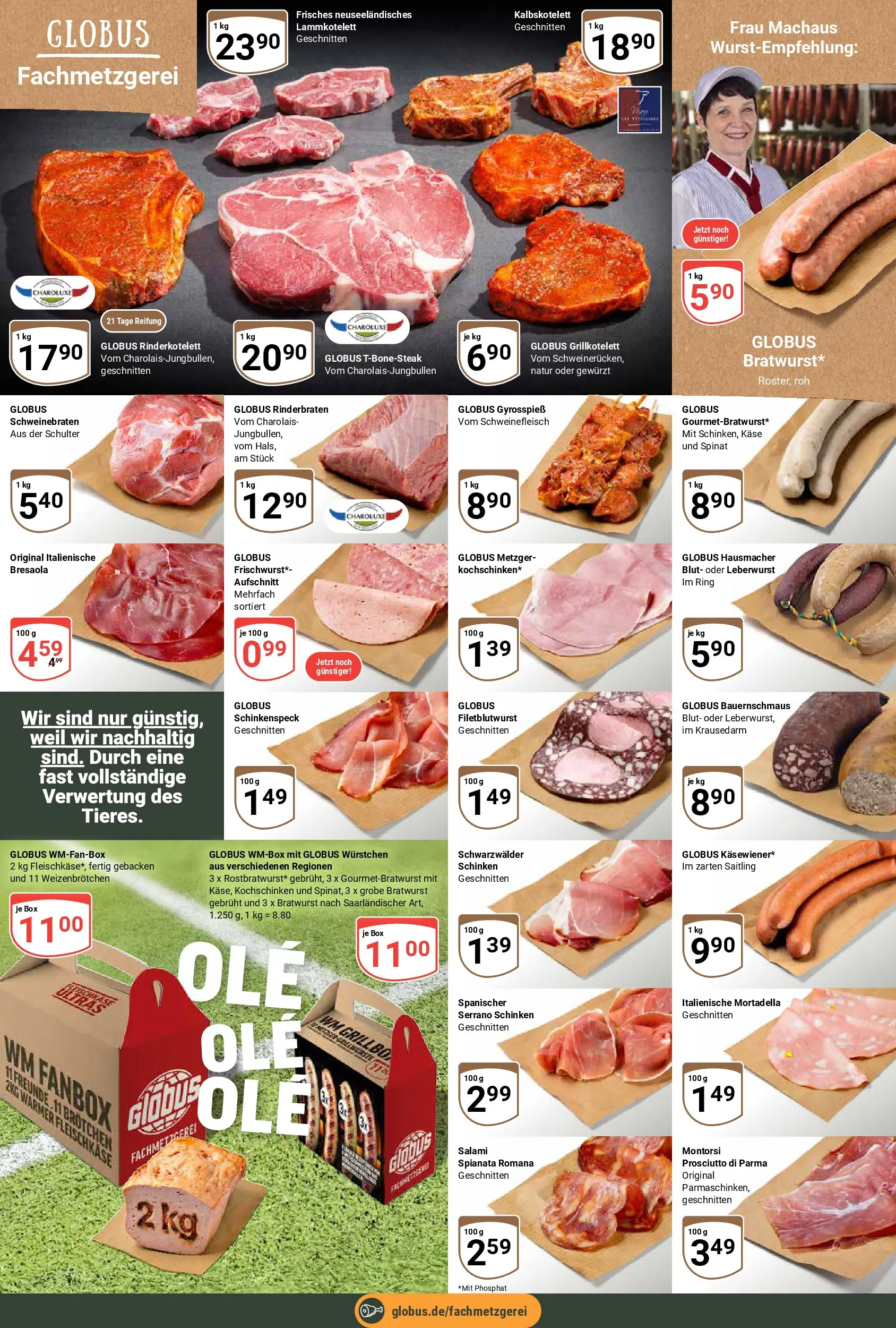 Globus Prospekt Leipzig (ab 15.06.2026) » Angebote online | Seite: 7 | Produkte: Rinderbraten, Bratwurst, Salami, Schweinefleisch