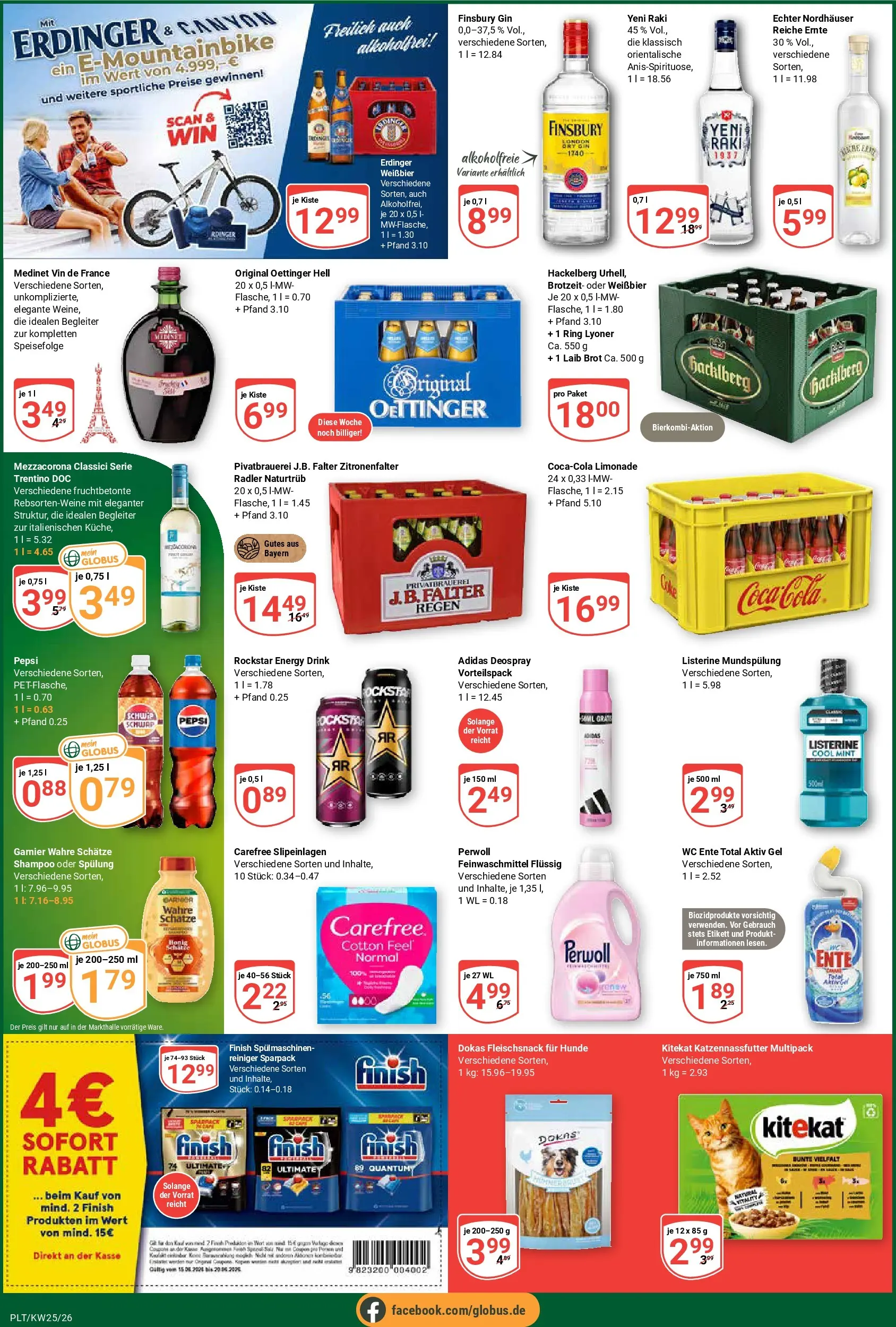 Globus Prospekt Plattling (ab 15.06.2026) » Angebote online | Seite: 5 | Produkte: Rockstar energy, Rockstar, Perwoll, Pepsi