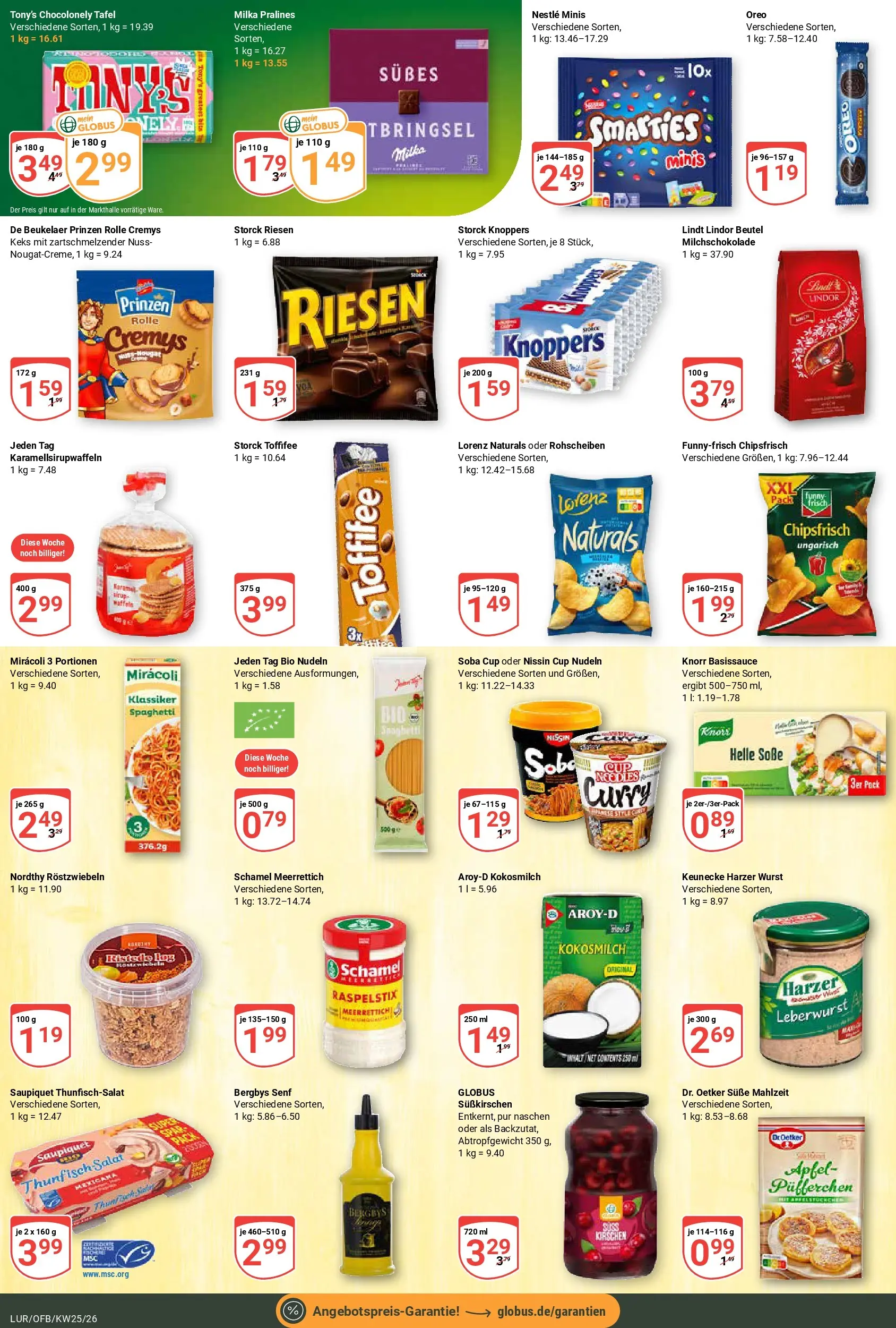Globus Prospekt Hamburg (ab 15.06.2026) » Angebote online | Seite: 21 | Produkte: Äpfel, Wurst, Knoppers, Lindt