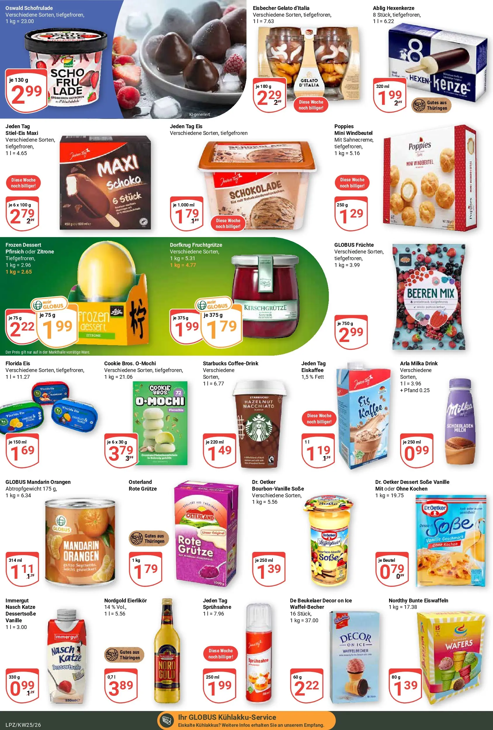 Globus Prospekt Leipzig (ab 15.06.2026) » Angebote online | Seite: 12 | Produkte: Starbucks, Soße, Zitrone, Eis