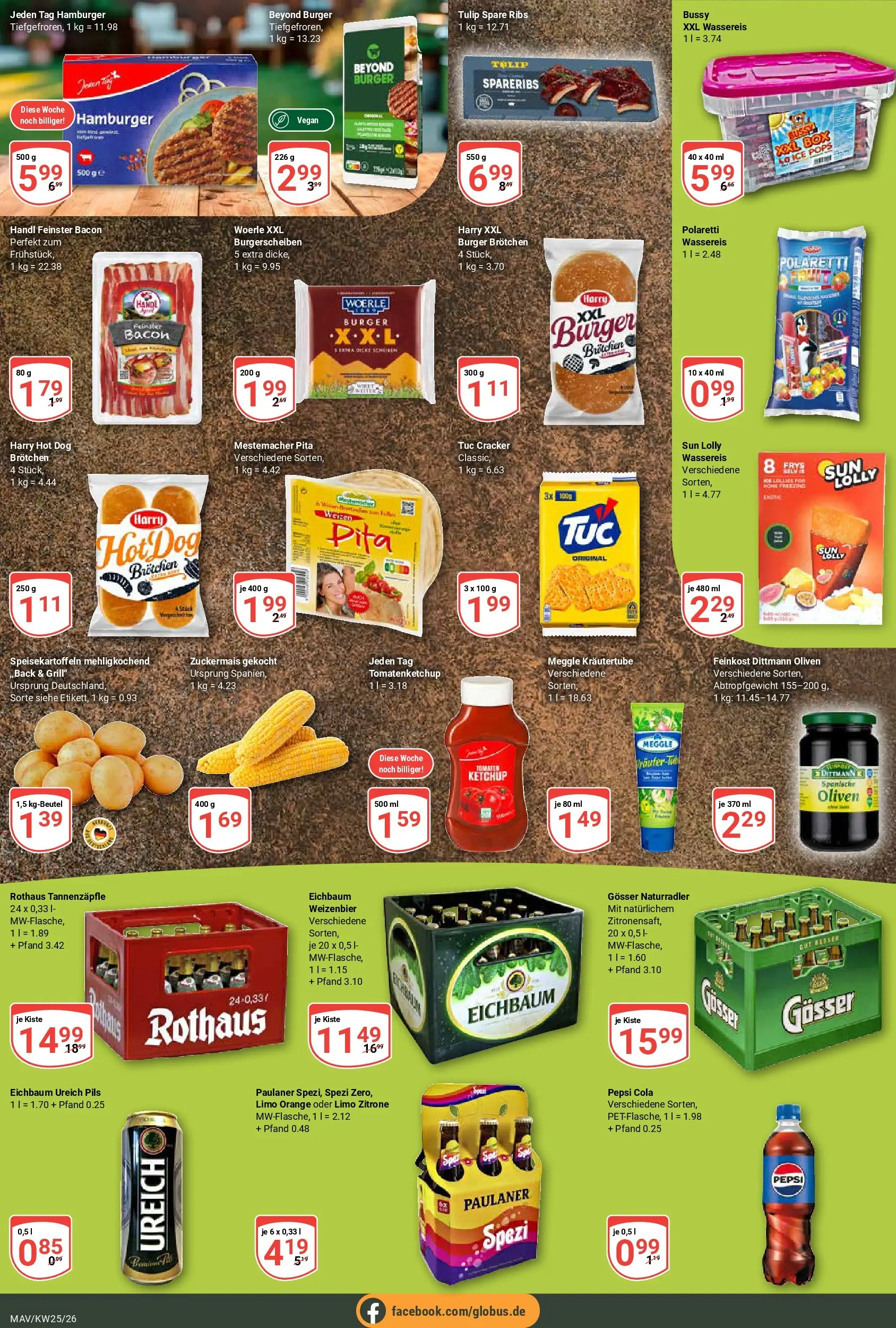 Globus Prospekt Mannheim (ab 14.06.2026) » Angebote online | Seite: 14 | Produkte: Pils, Tomaten, Zitrone, Pepsi