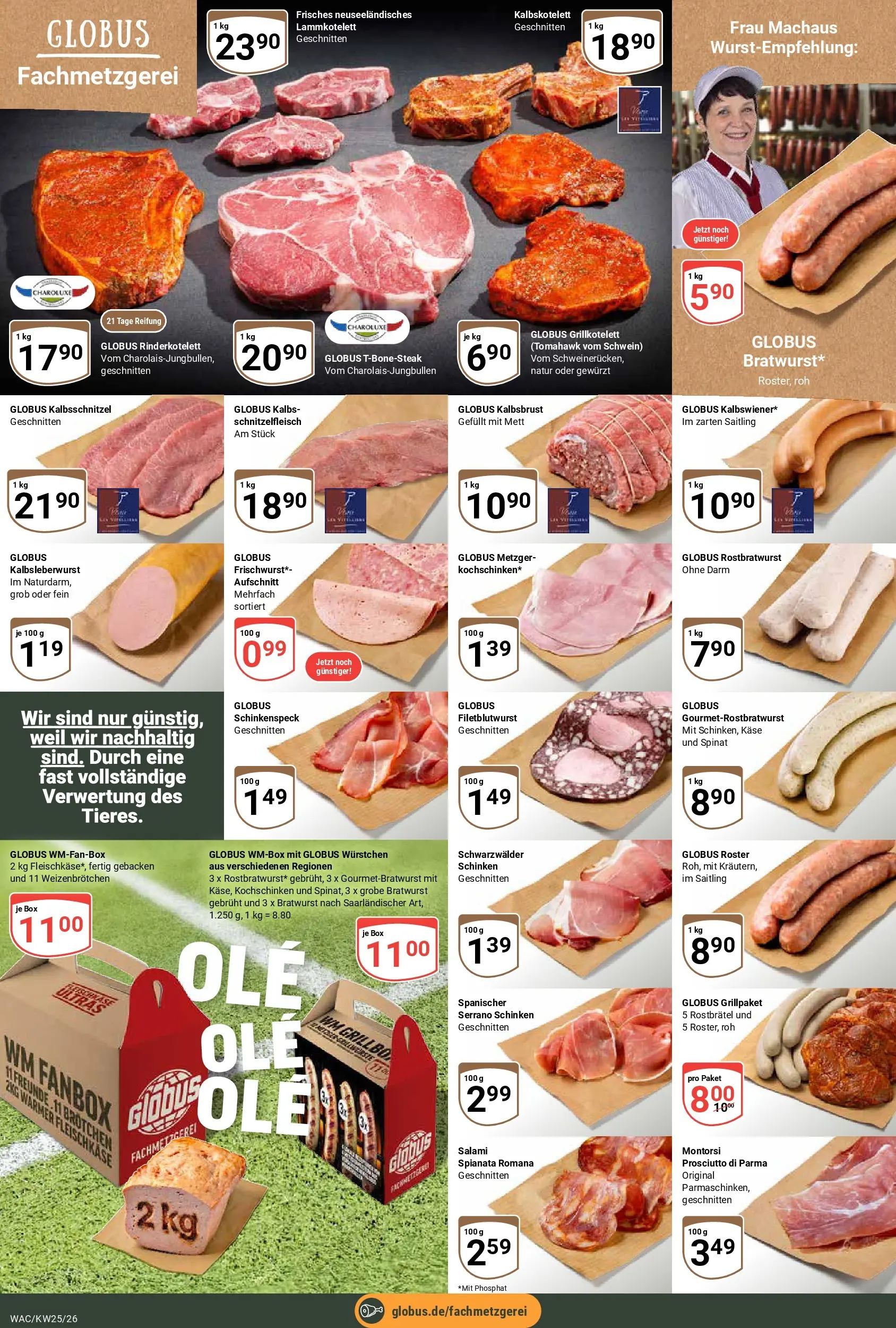 Globus Prospekt Markkleeberg (ab 15.06.2026) » Angebote online | Seite: 7 | Produkte: Käse, Salami, Serrano schinken, Schinken