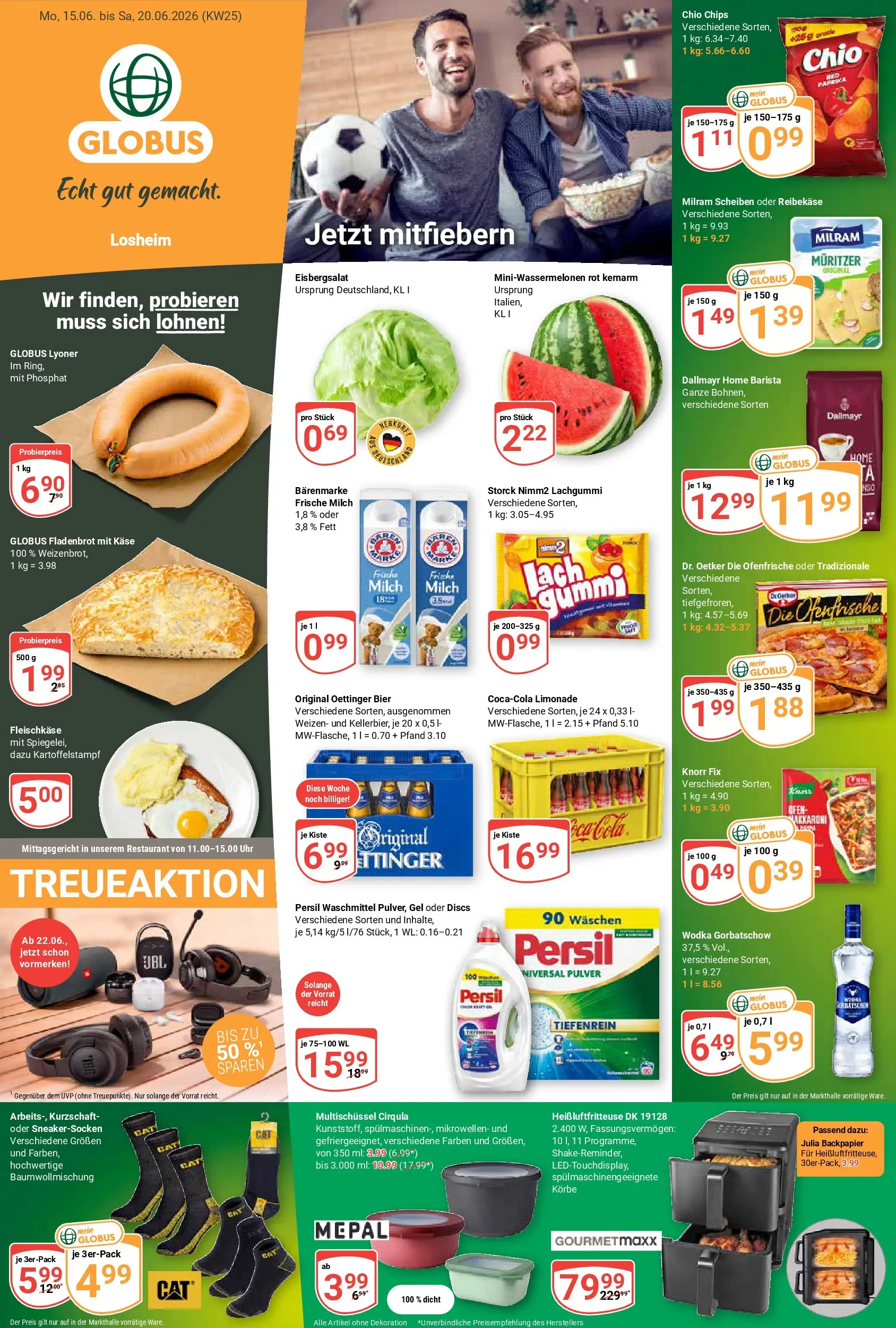 Globus Prospekt Losheim Am See (ab 15.06.2026) » Angebote online | Seite: 5 | Produkte: Ofen, Knorr fix, Heißluftfritteuse, Persil