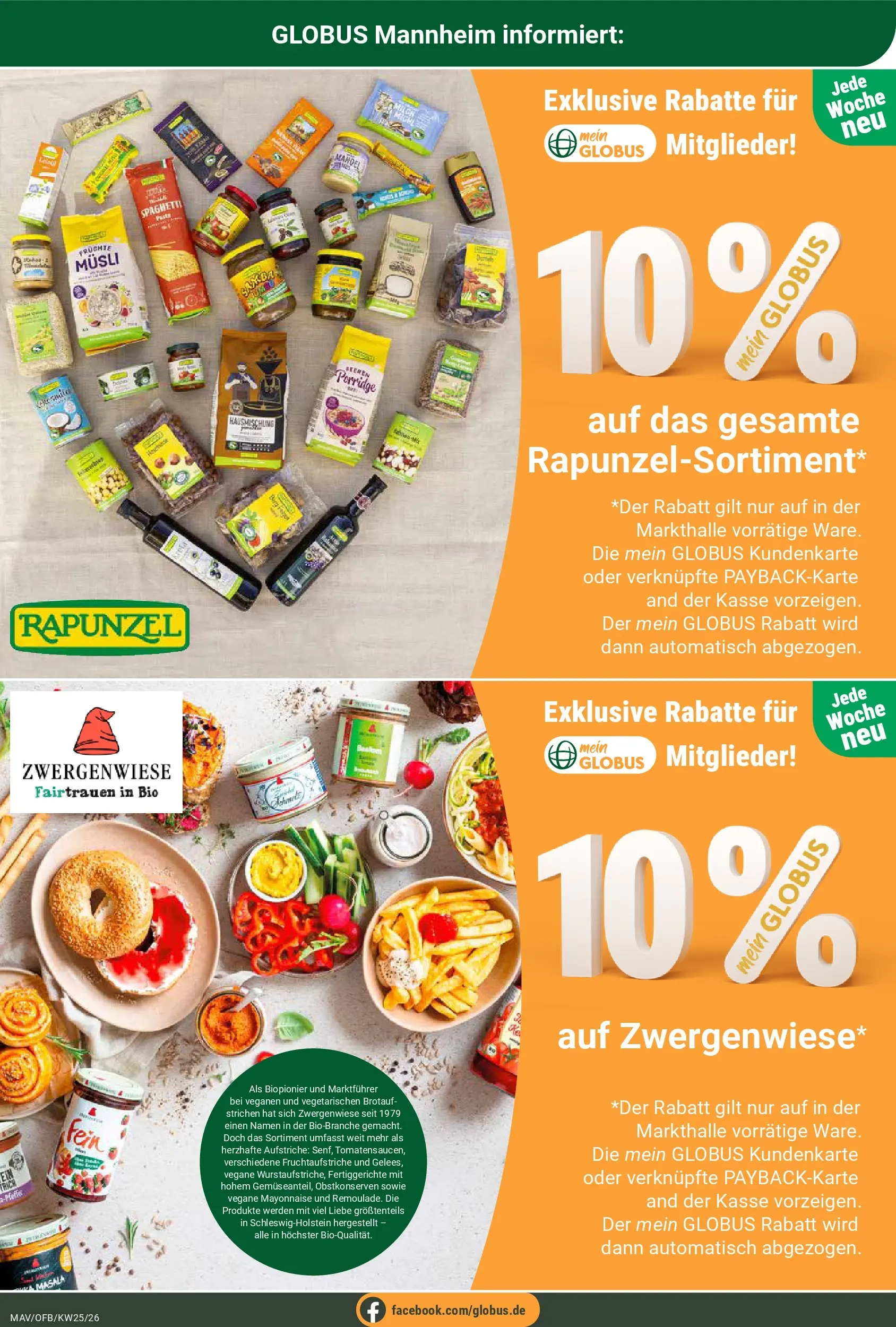 Globus Prospekt Mannheim (ab 14.06.2026) » Angebote online | Seite: 25 | Produkte: Musli, Mayonnaise, Fertiggerichte