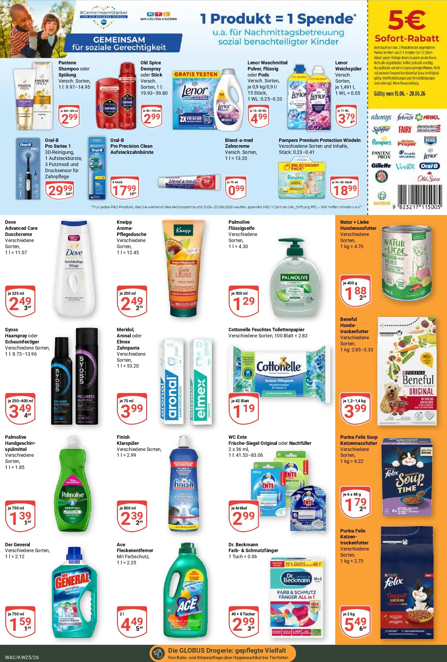 Globus Prospekt Markkleeberg (ab 15.06.2026) » Angebote online | Seite: 21 | Produkte: Lenor, Spülung, Deospray, Ente