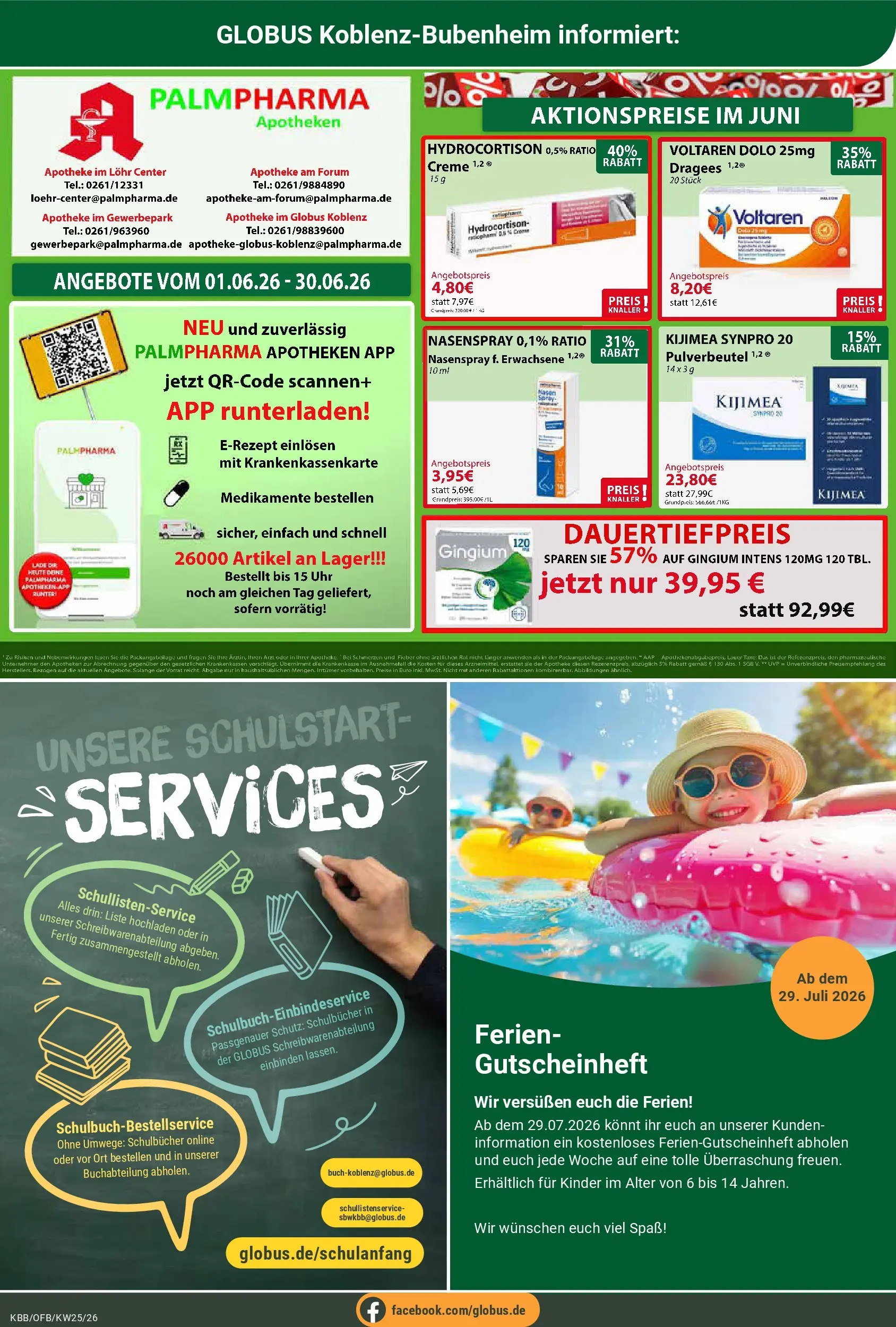 Globus Prospekt Koblenz-Bubenheim (ab 15.06.2026) » Angebote online | Seite: 27 | Produkte: Creme, Uhr