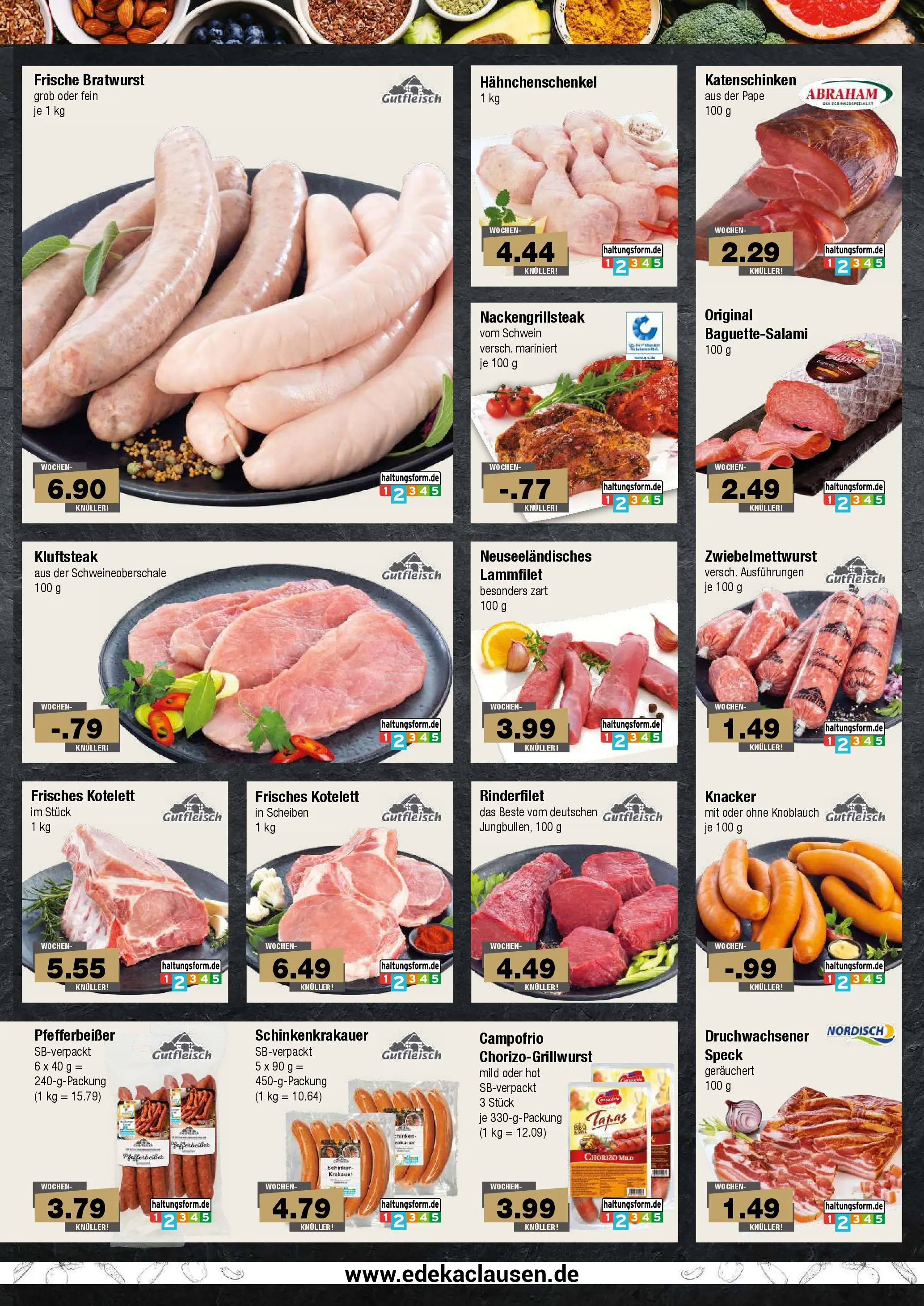 Edeka prospekt Hamburg (ab 14.06.2026) » Angebote Online | Seite: 3 | Produkte: Hahnchenschenkel, Rinderfilet, Knoblauch, Schinken