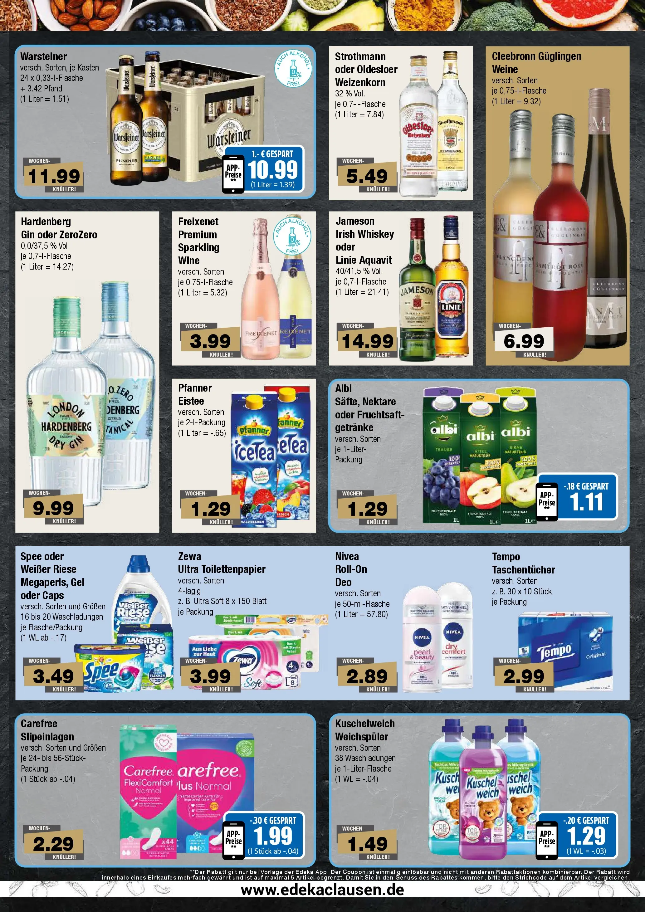 Edeka prospekt Hamburg (ab 14.06.2026) » Angebote Online | Seite: 7 | Produkte: Freixenet, Äpfel, Weichspüler, Gin