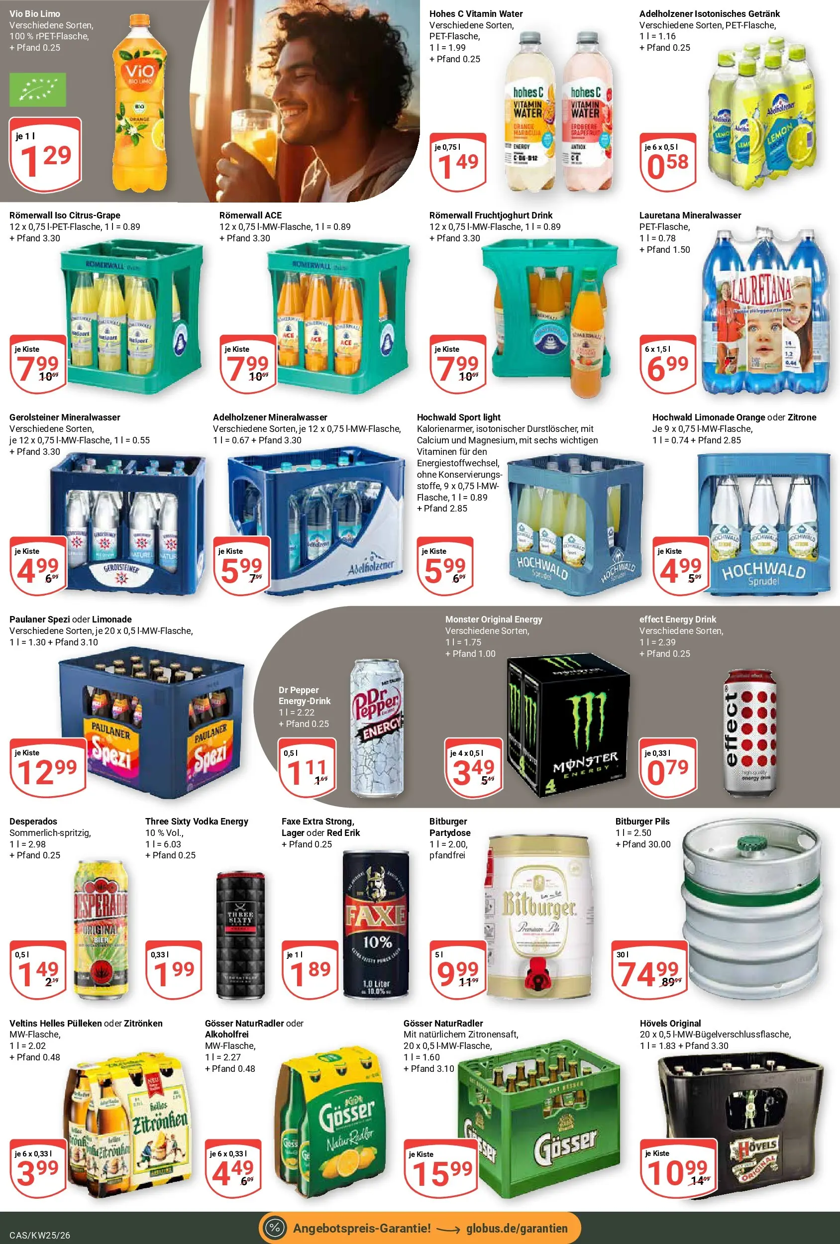 Globus Prospekt Castrop-Rauxel (ab 14.06.2026) » Angebote online | Seite: 18 | Produkte: Pils, Vodka, Veltins, Gerolsteiner