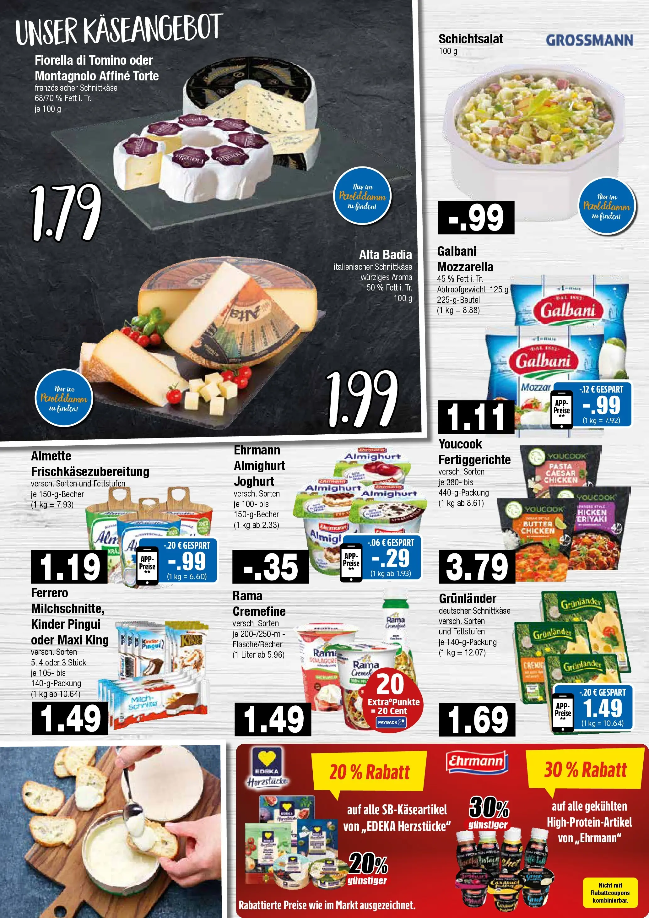 Edeka prospekt Hamburg (ab 14.06.2026) » Angebote Online | Seite: 4 | Produkte: Youcook, Milch, Butter, Pasta