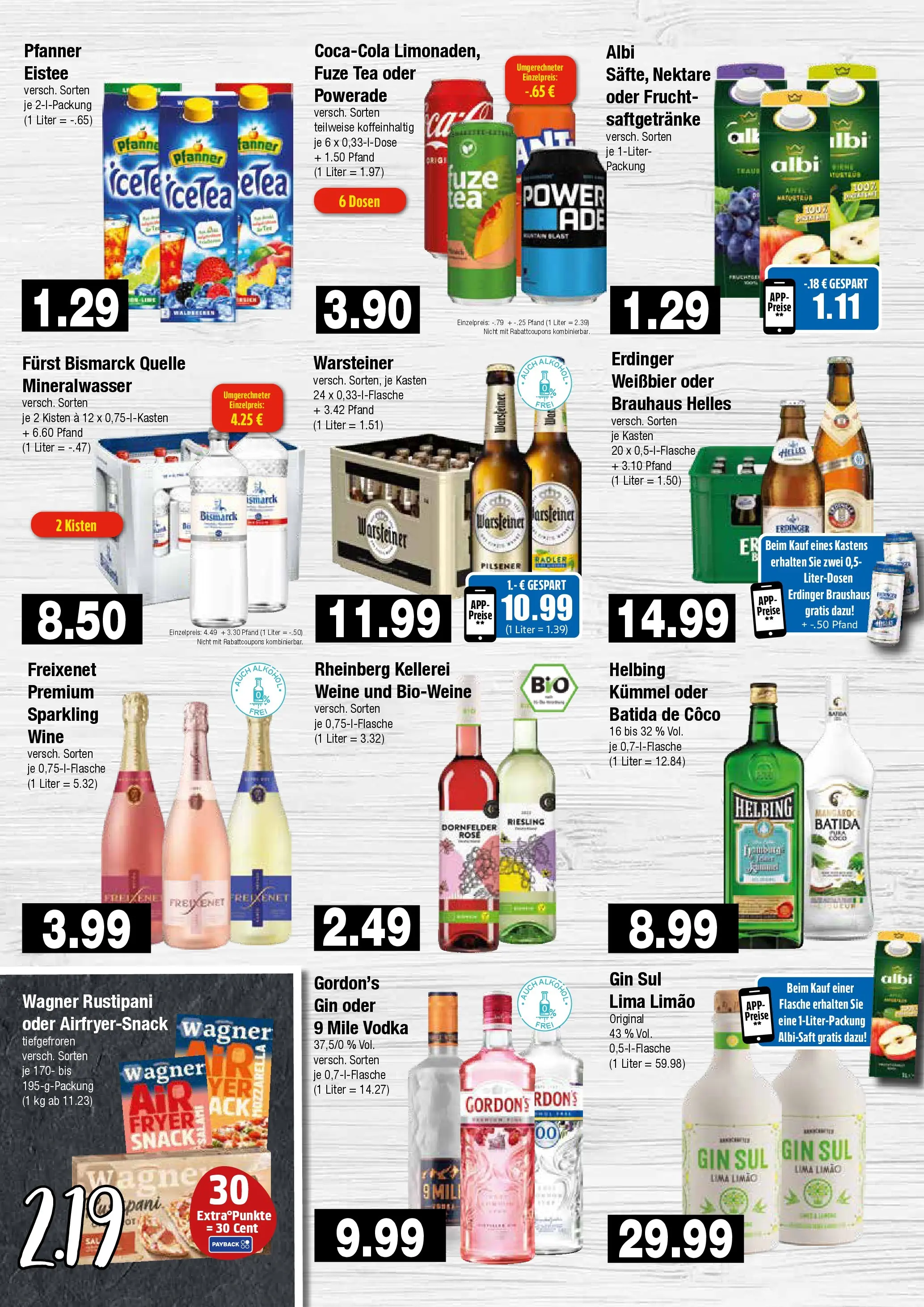 Edeka prospekt Hamburg (ab 14.06.2026) » Angebote Online | Seite: 7 | Produkte: Gordon's gin, Freixenet, Mozzarella, Pfanner eistee