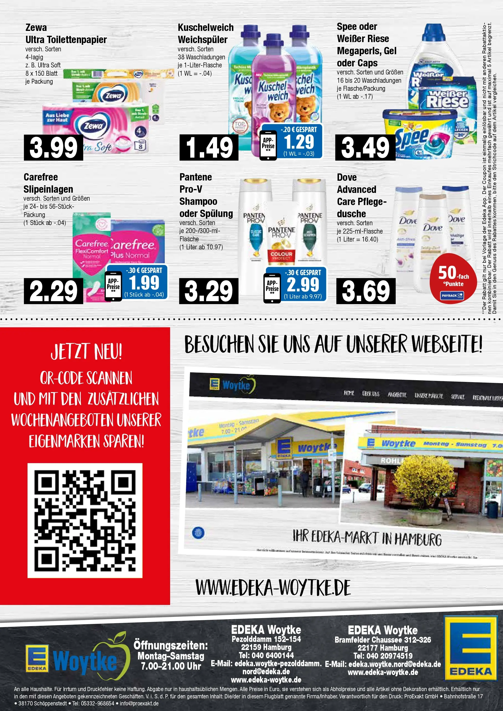 Edeka prospekt Hamburg (ab 14.06.2026) » Angebote Online | Seite: 8 | Produkte: Dusche, Zewa, Shampoo, Toilettenpapier