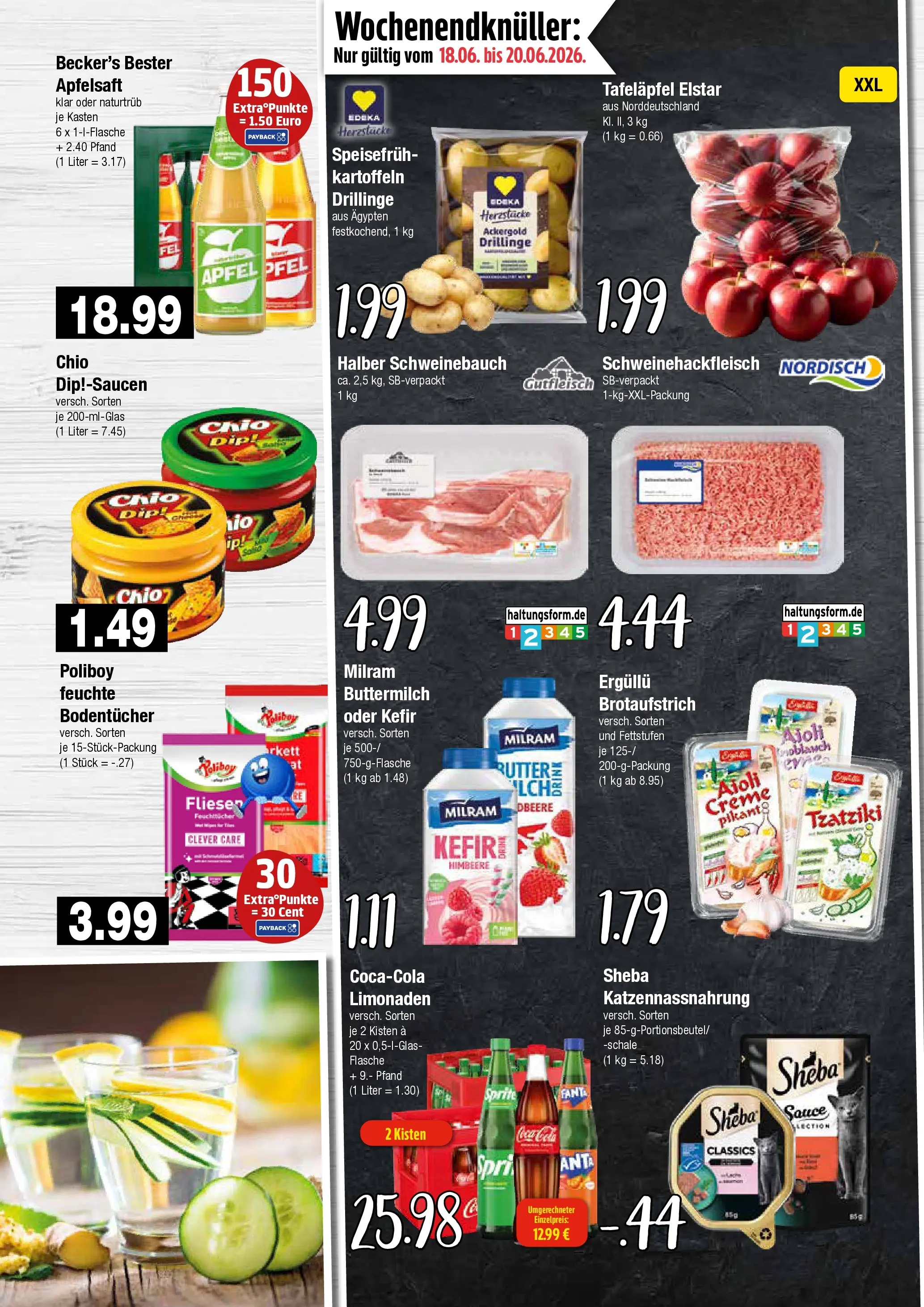 Edeka prospekt Hamburg (ab 14.06.2026) » Angebote Online | Seite: 10 | Produkte: Kefir, Buttermilch, Sheba, Schweinebauch