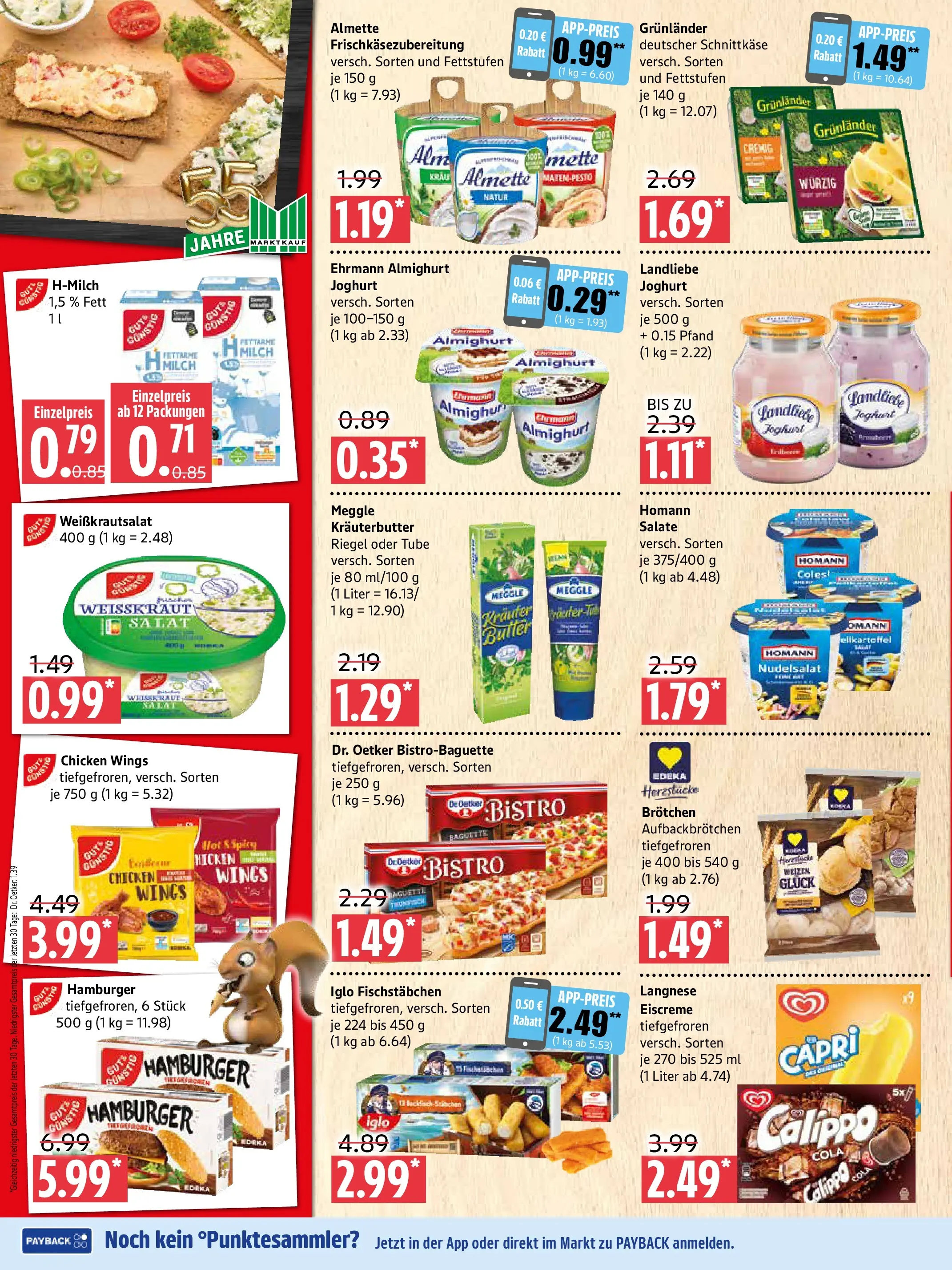 Edeka prospekt Prenzlau (ab 14.06.2026) » Angebote Online | Seite: 4 | Produkte: Langnese, Ehrmann almighurt, Joghurt, Baguette