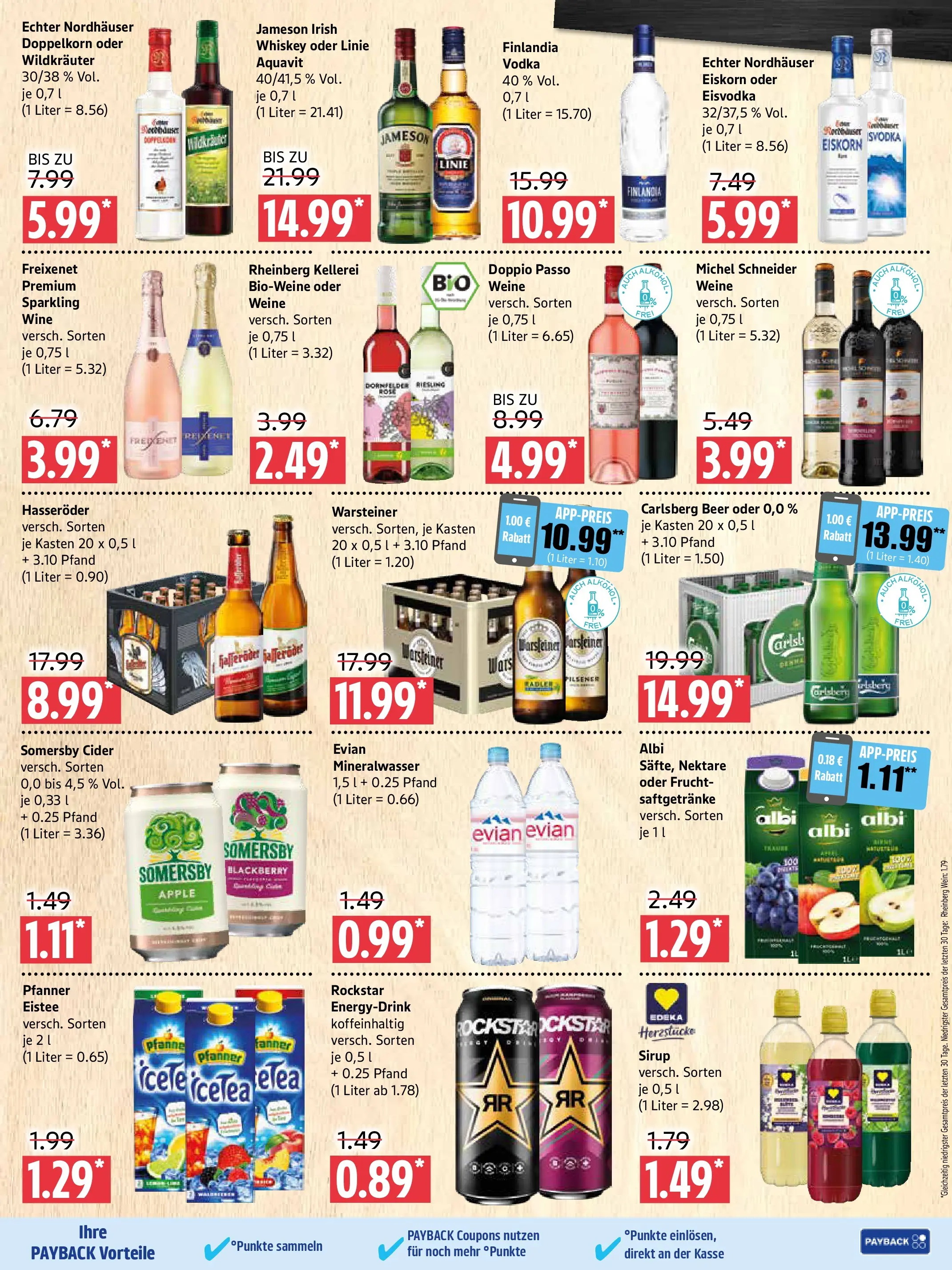 Edeka prospekt Prenzlau (ab 14.06.2026) » Angebote Online | Seite: 7 | Produkte: Apple, Warsteiner, Doppio Passo, Wein