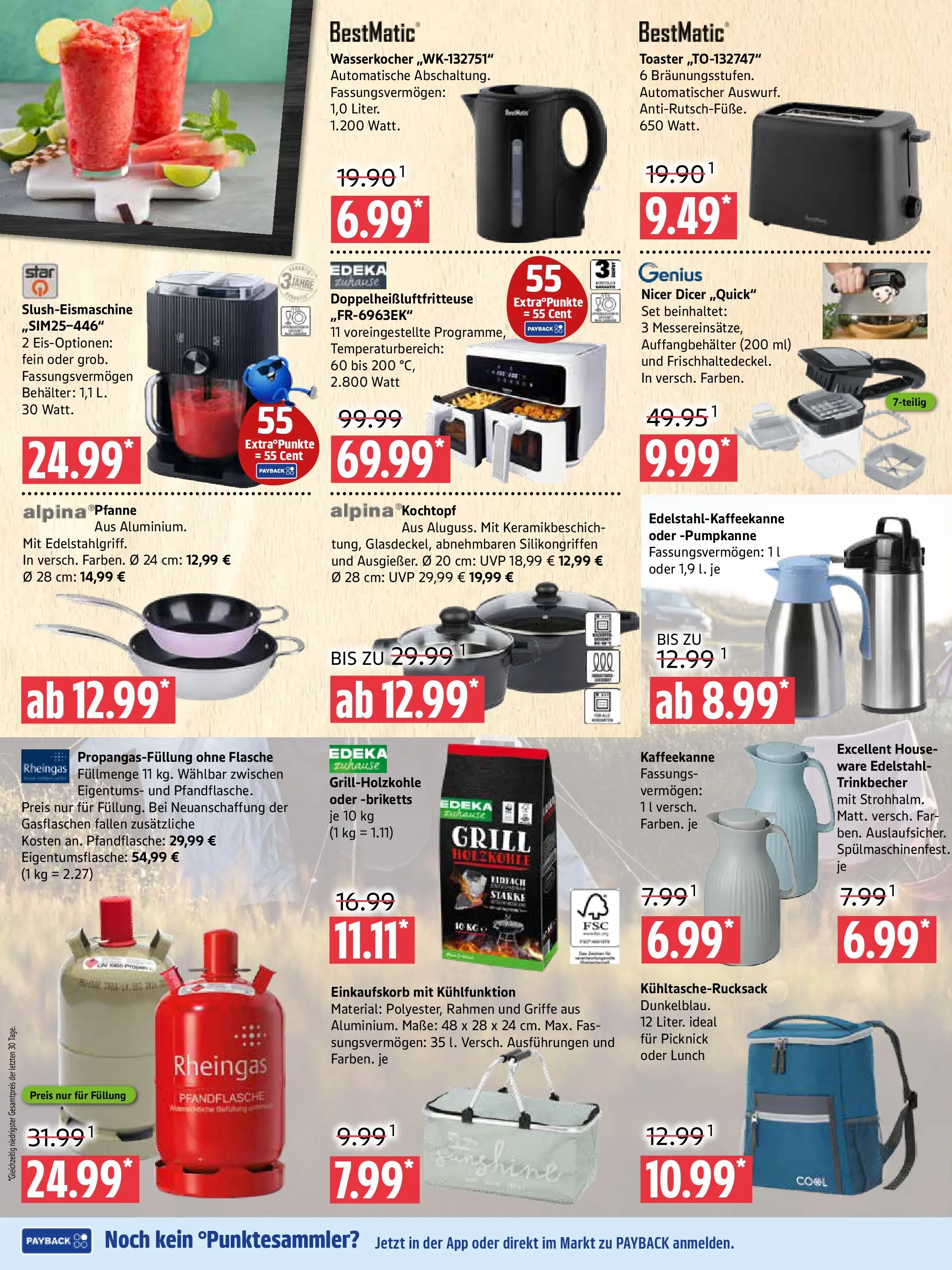Edeka prospekt Prenzlau (ab 14.06.2026) » Angebote Online | Seite: 10 | Produkte: Grill, Wasserkocher, Toaster