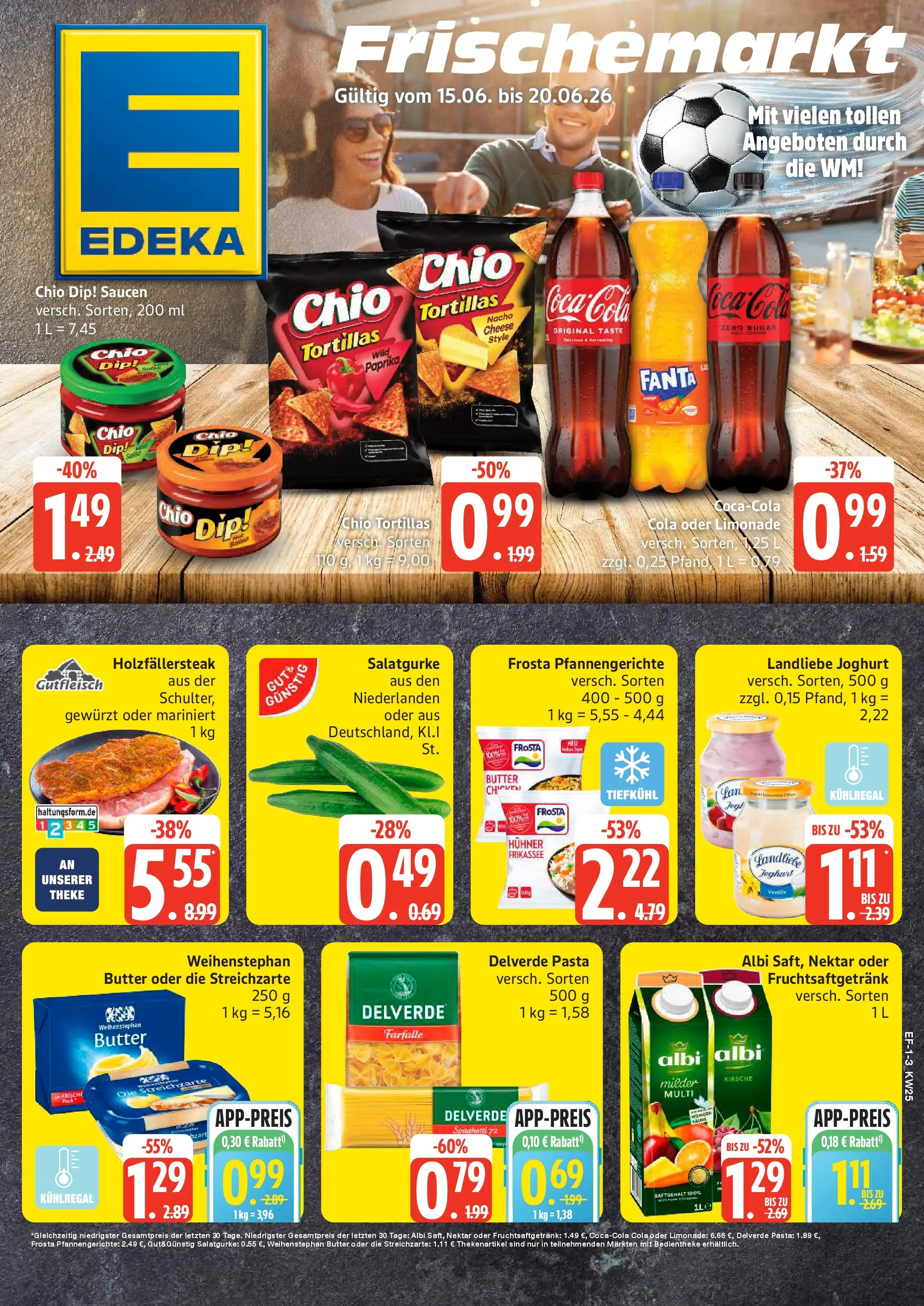 Edeka prospekt Schellhorn (ab 14.06.2026) » Angebote Online | Seite: 1 | Produkte: Fanta, Joghurt, Limonade, Chio tortillas
