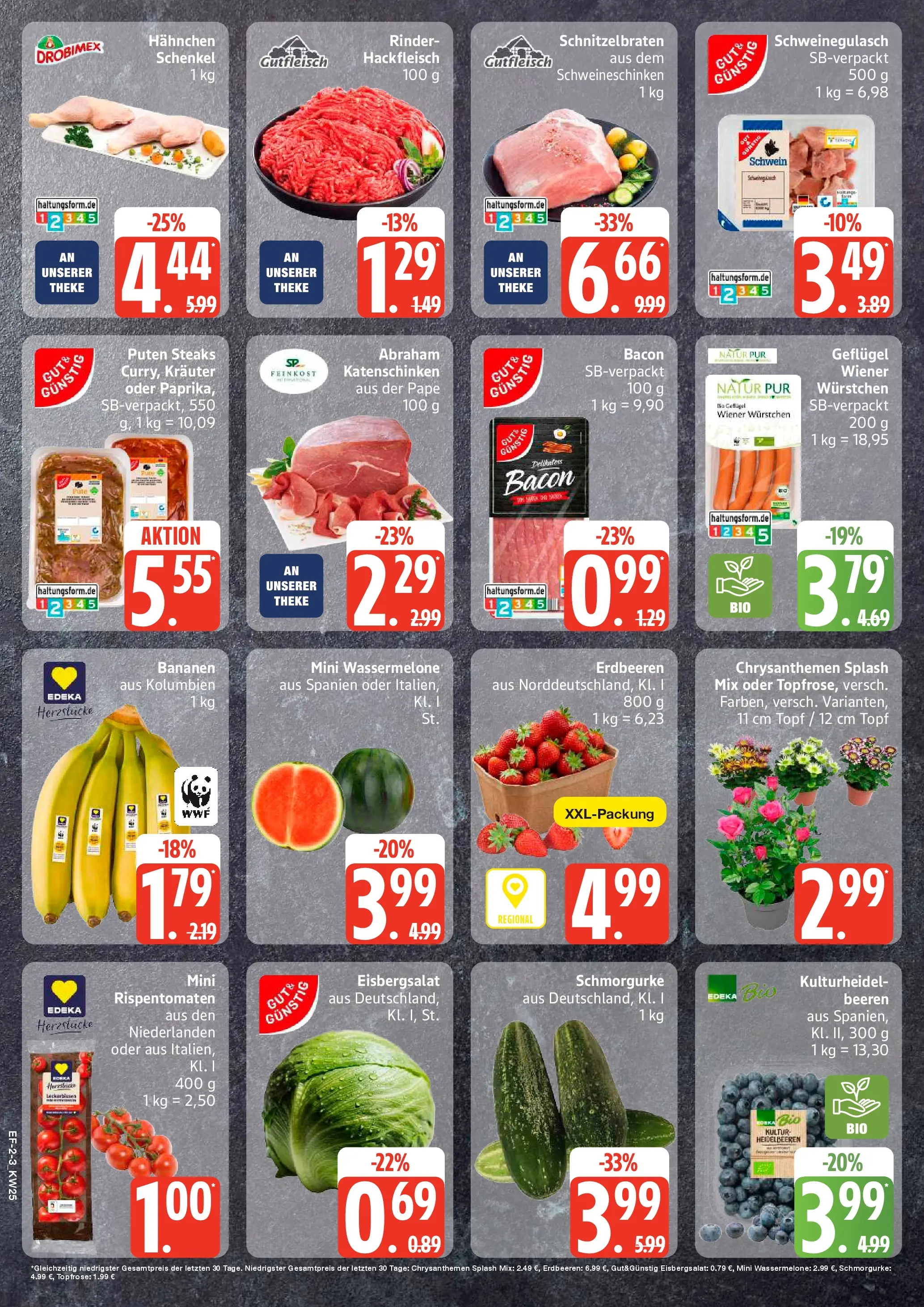 Edeka prospekt Schellhorn (ab 14.06.2026) » Angebote Online | Seite: 2 | Produkte: Schweinegulasch, Theke, Eisbergsalat, Wassermelone